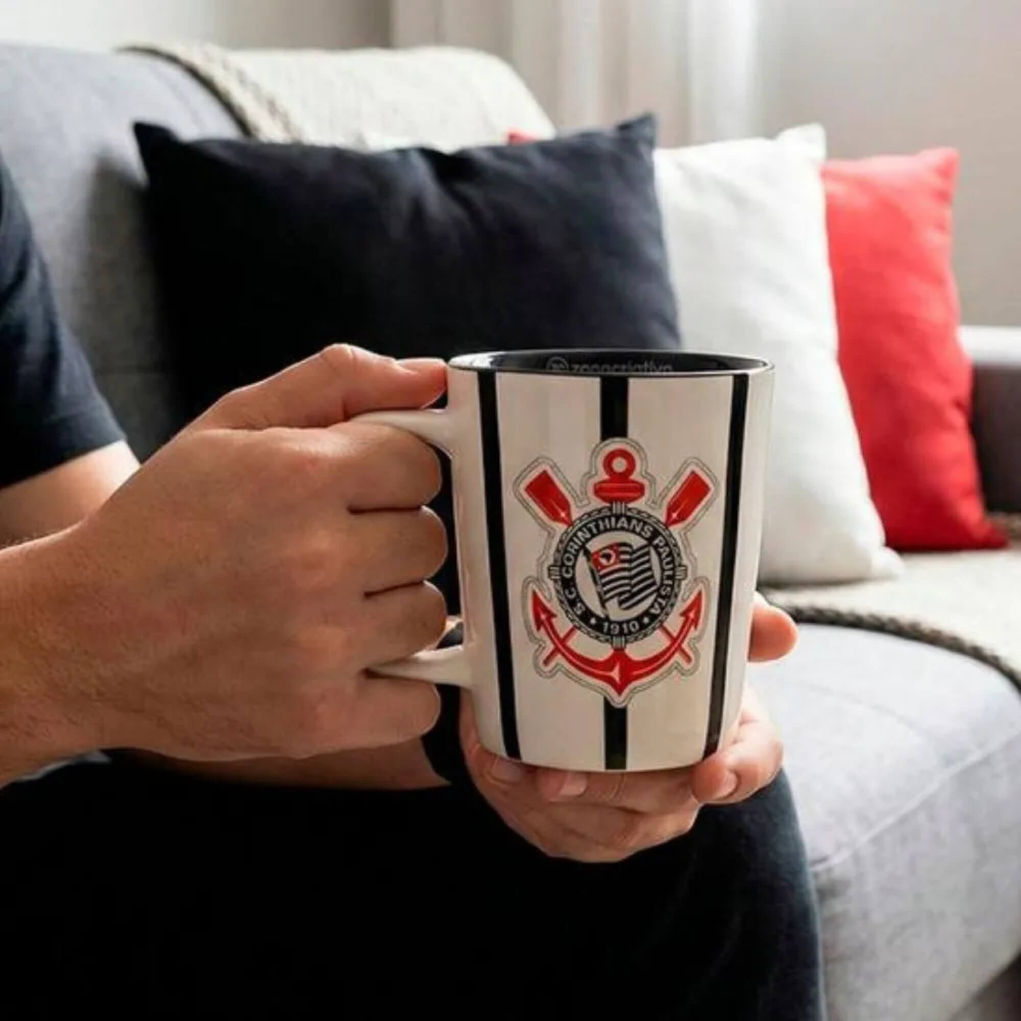 Caneca Buck 400ml Corinthians Zona Criativa - 10026581