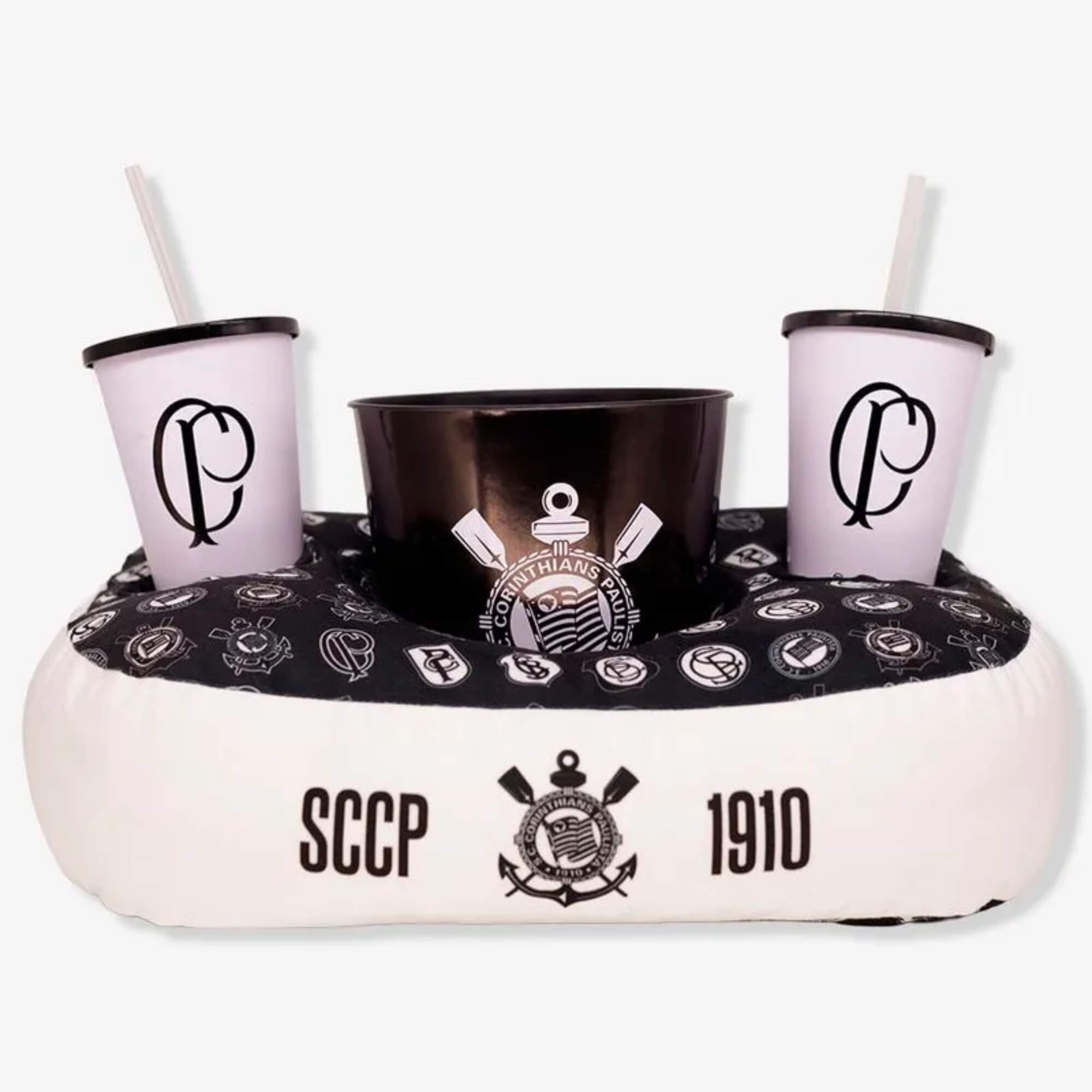 Kit Almofada Pipoca Corinthians Zona Criativa - 10065515