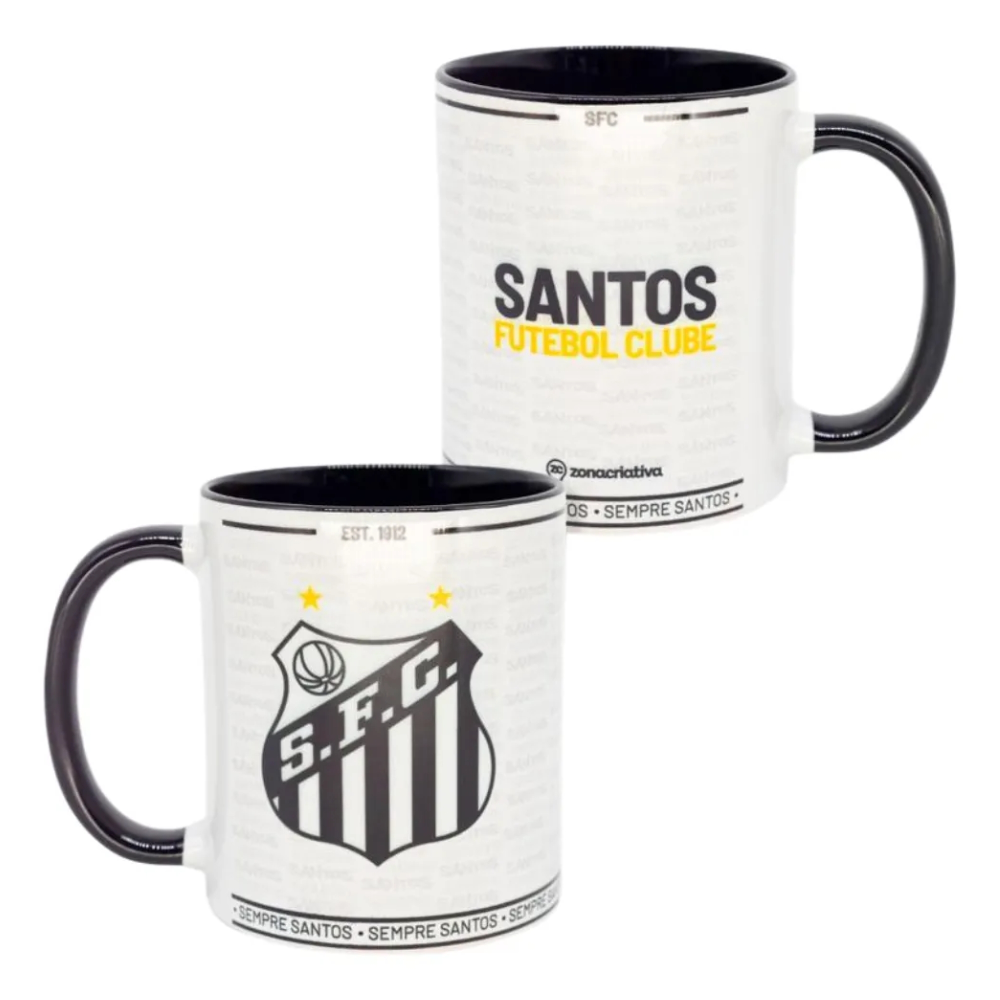 Caneca Pop 350ml Santos Zona Criativa - 10026870