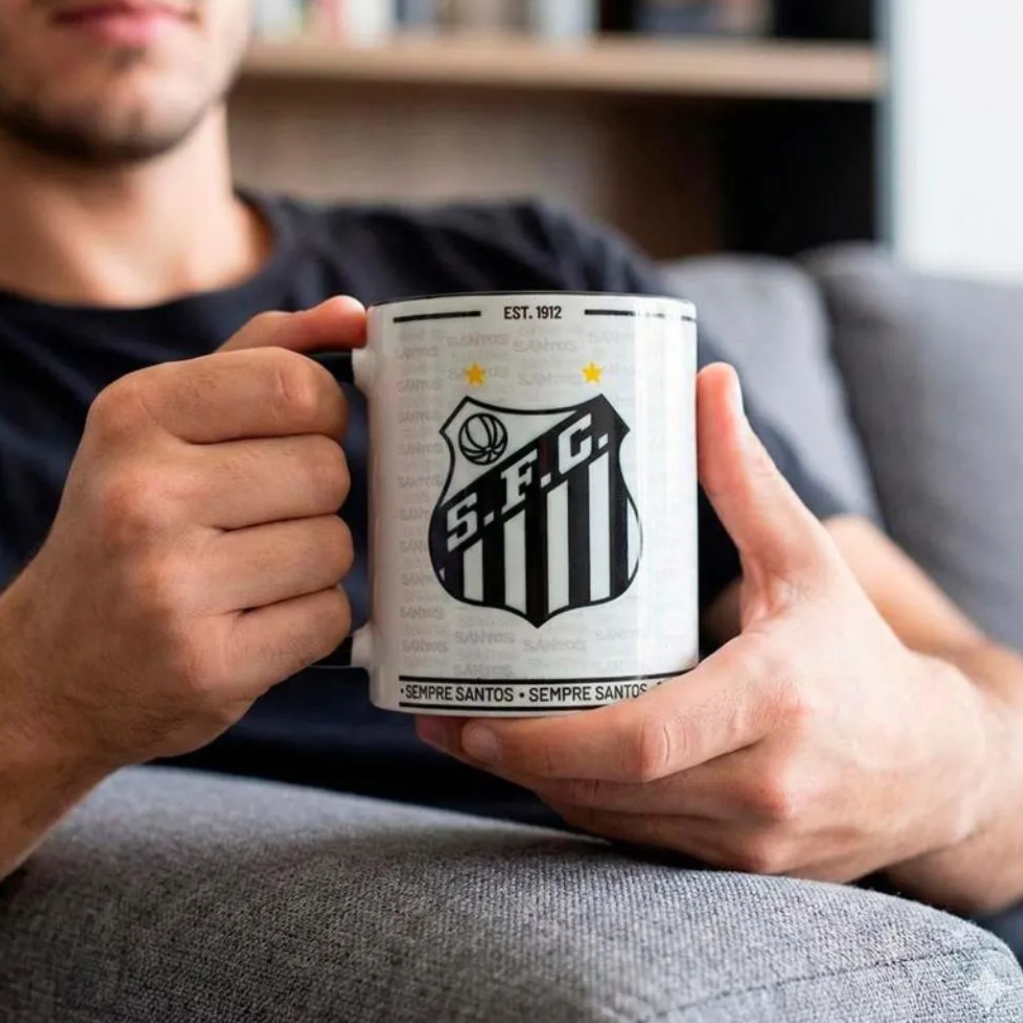 Caneca Pop 350ml Santos Zona Criativa - 10026870