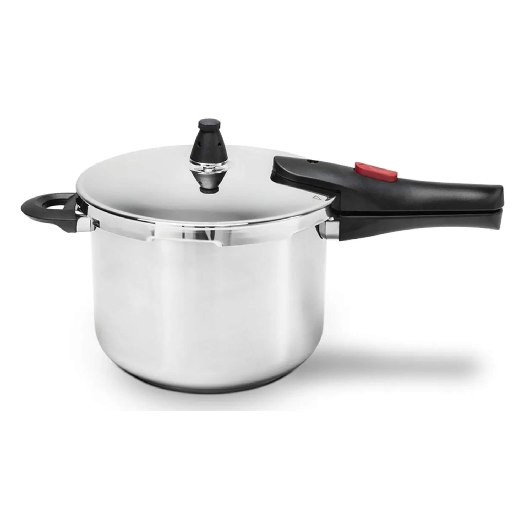 Panela de Pressão Inox Ultra 4 Litros com Fundo Triplo Ø 20cm Brinox - 4935/100