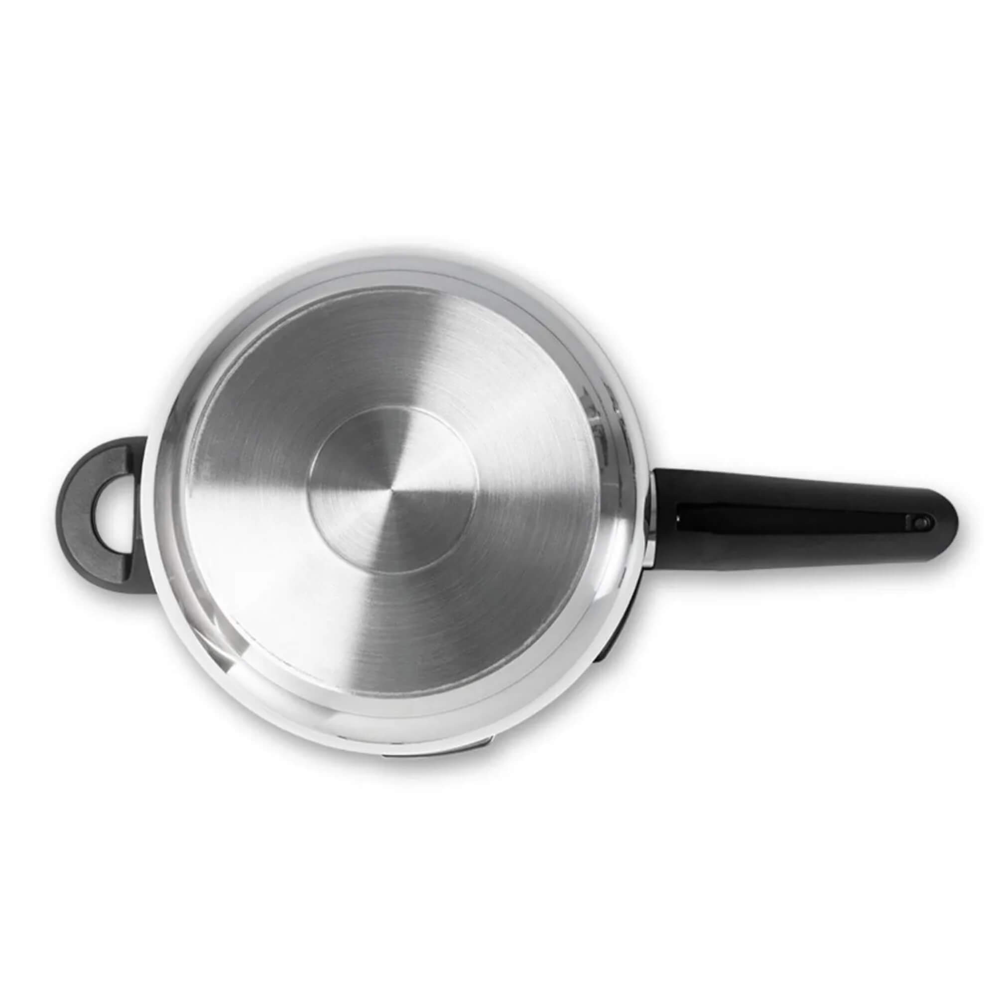 Panela de Pressão Inox Ultra 4 Litros com Fundo Triplo Ø 20cm Brinox - 4935/100