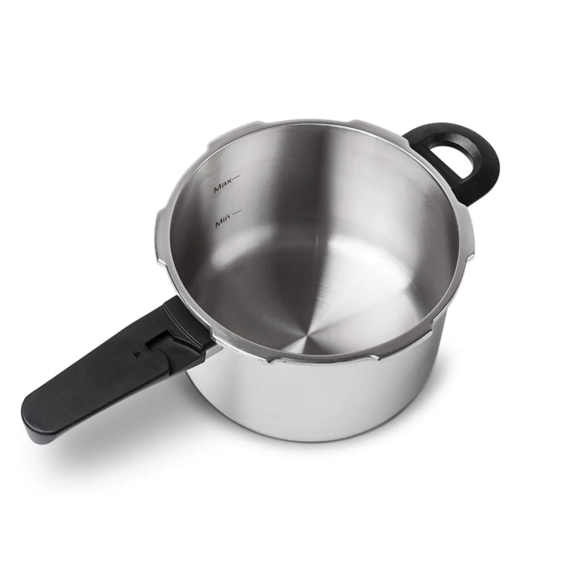 Panela de Pressão Inox Ultra 4 Litros com Fundo Triplo Ø 20cm Brinox - 4935/100
