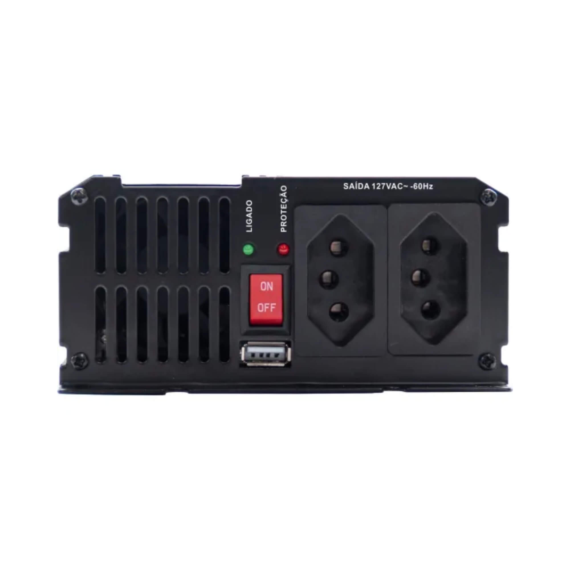 Inversor Automotivo MSW1208 Onda Modificada 800W 12V/127V Hayonik - 0000084567