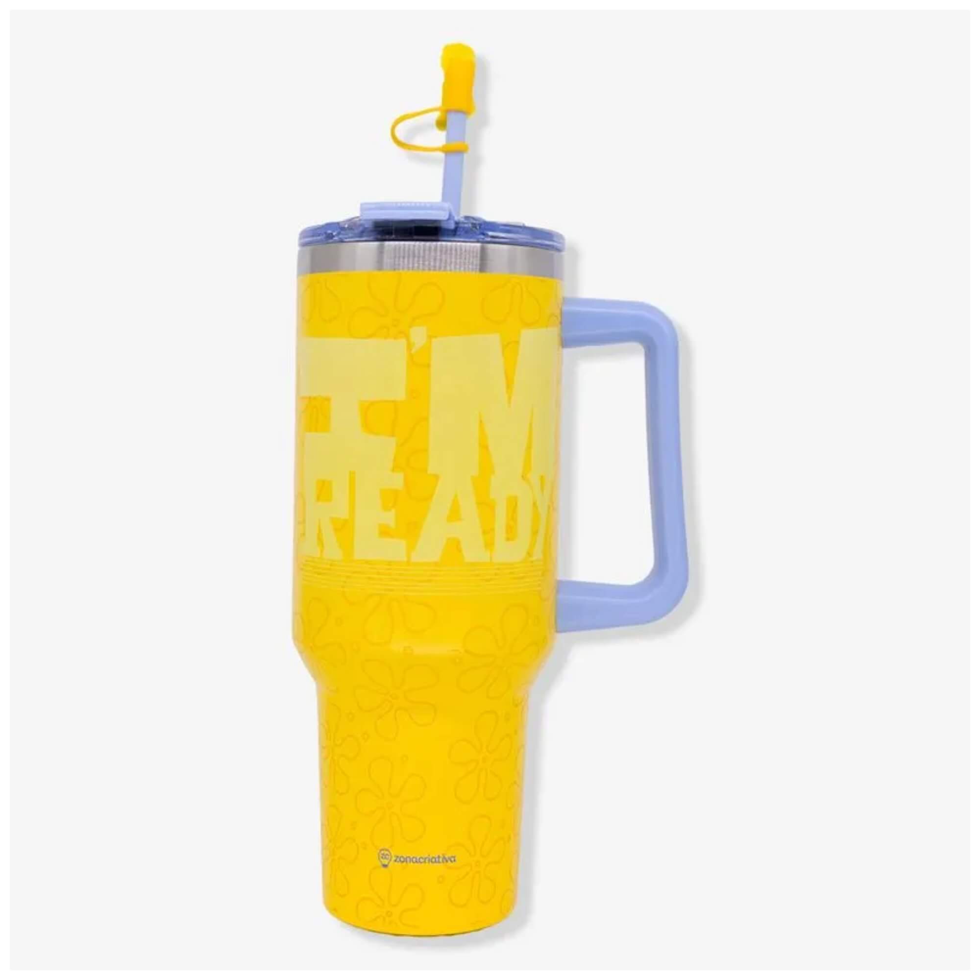 Copo Térmico Tumbler Bob Esponja I'm Ready 1,15L Zona Criativa - 10026683