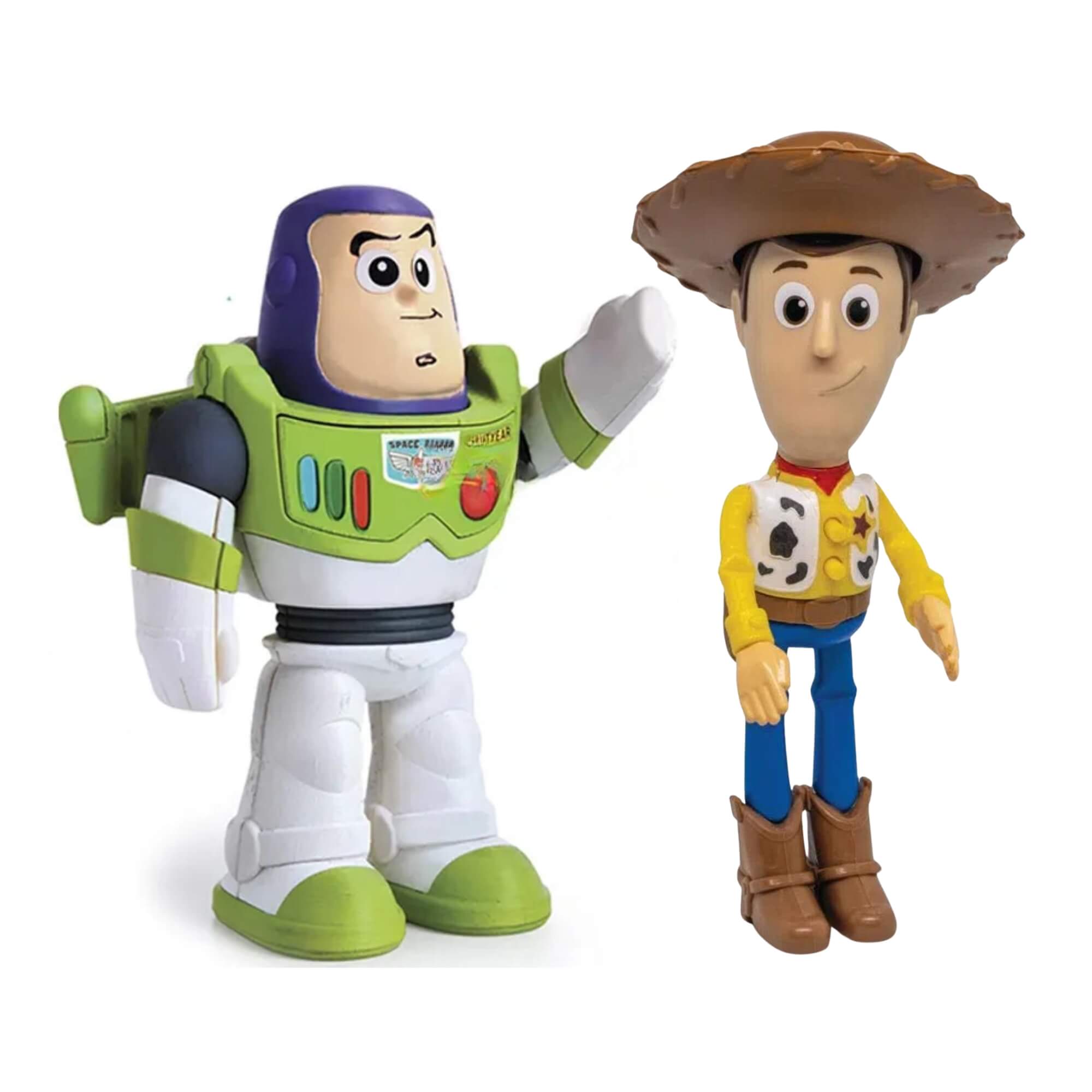 COMP Kit Toy Story - Boneco Articulado Woody + Buzz Lightyear