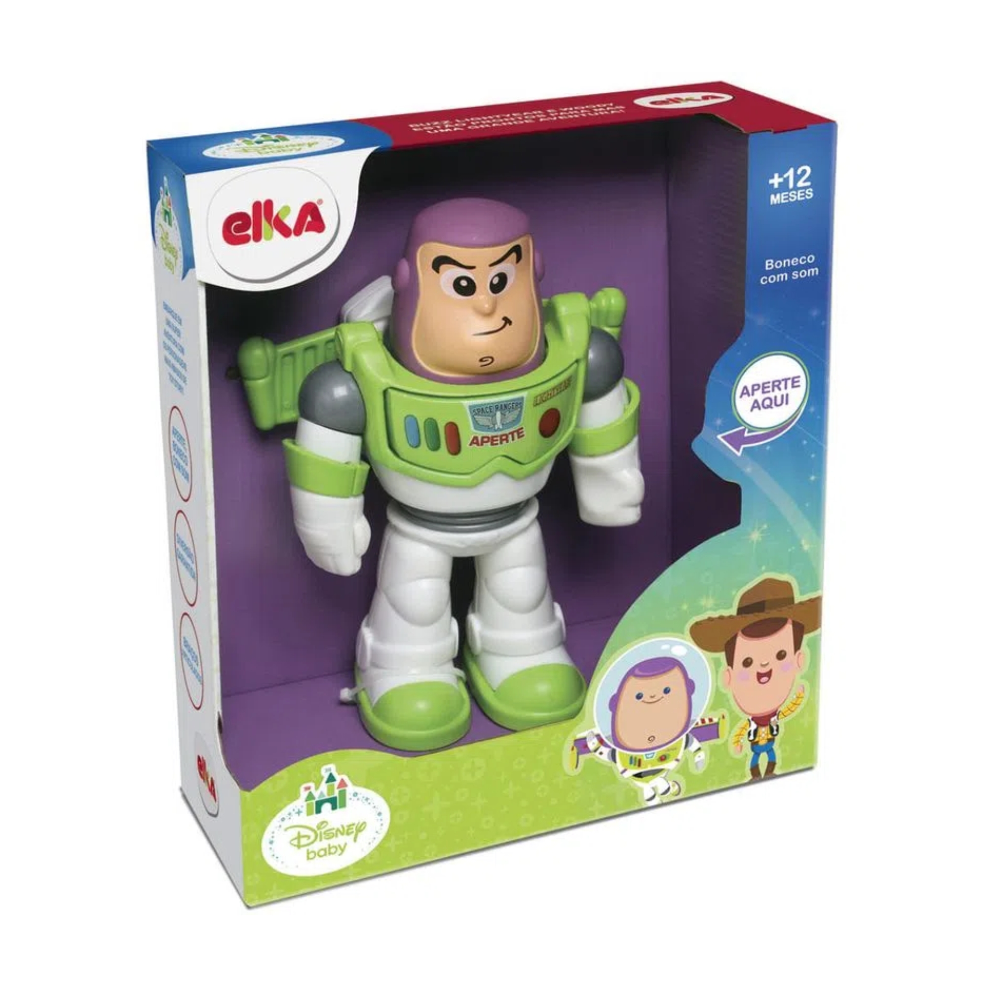 COMP Kit Toy Story - Boneco Articulado Woody + Buzz Lightyear
