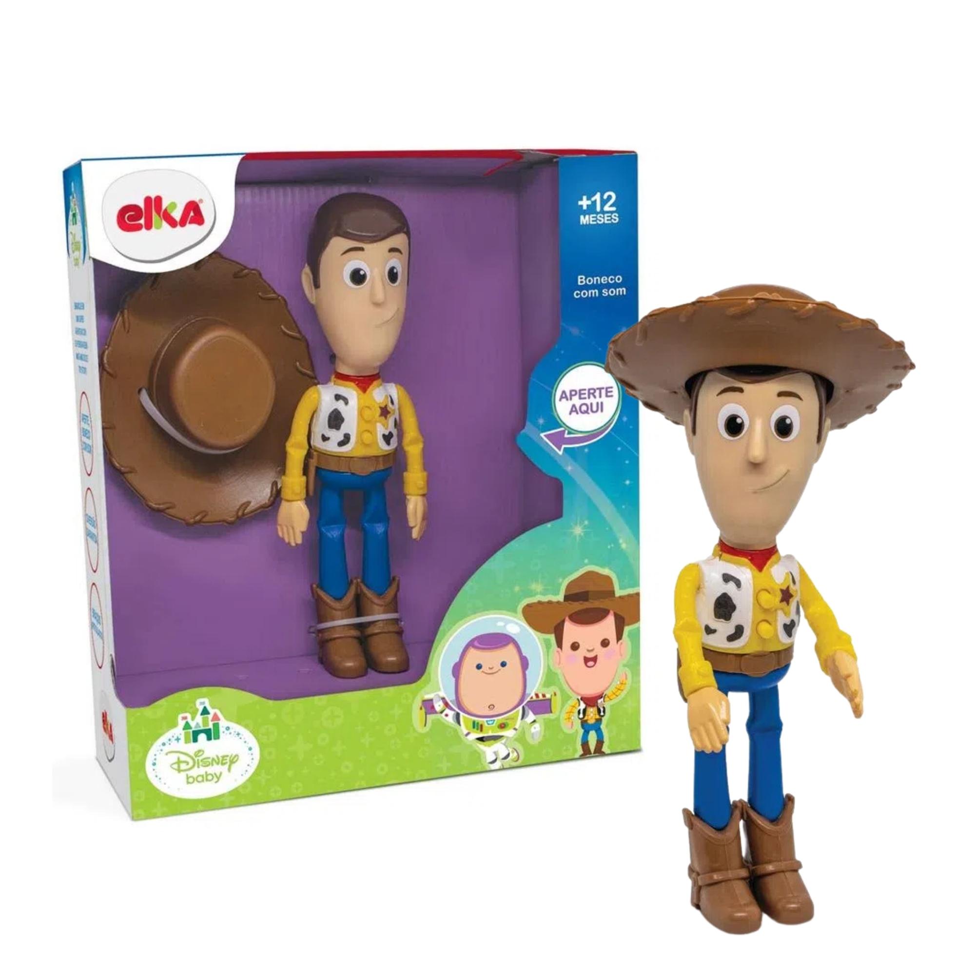 COMP Kit Toy Story - Boneco Articulado Woody + Buzz Lightyear