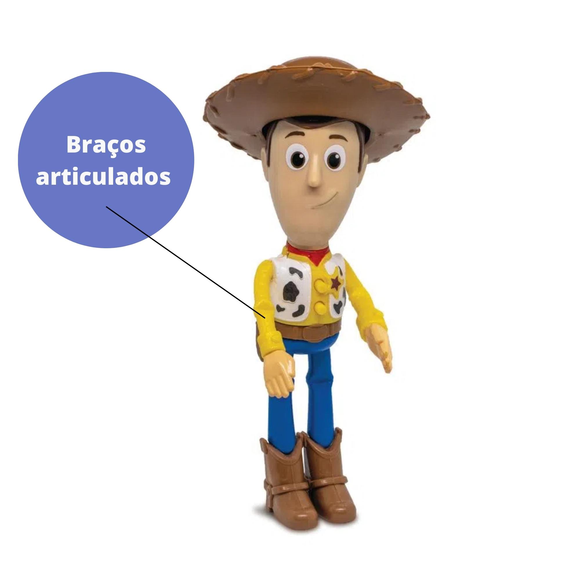 COMP Kit Toy Story - Boneco Articulado Woody + Buzz Lightyear