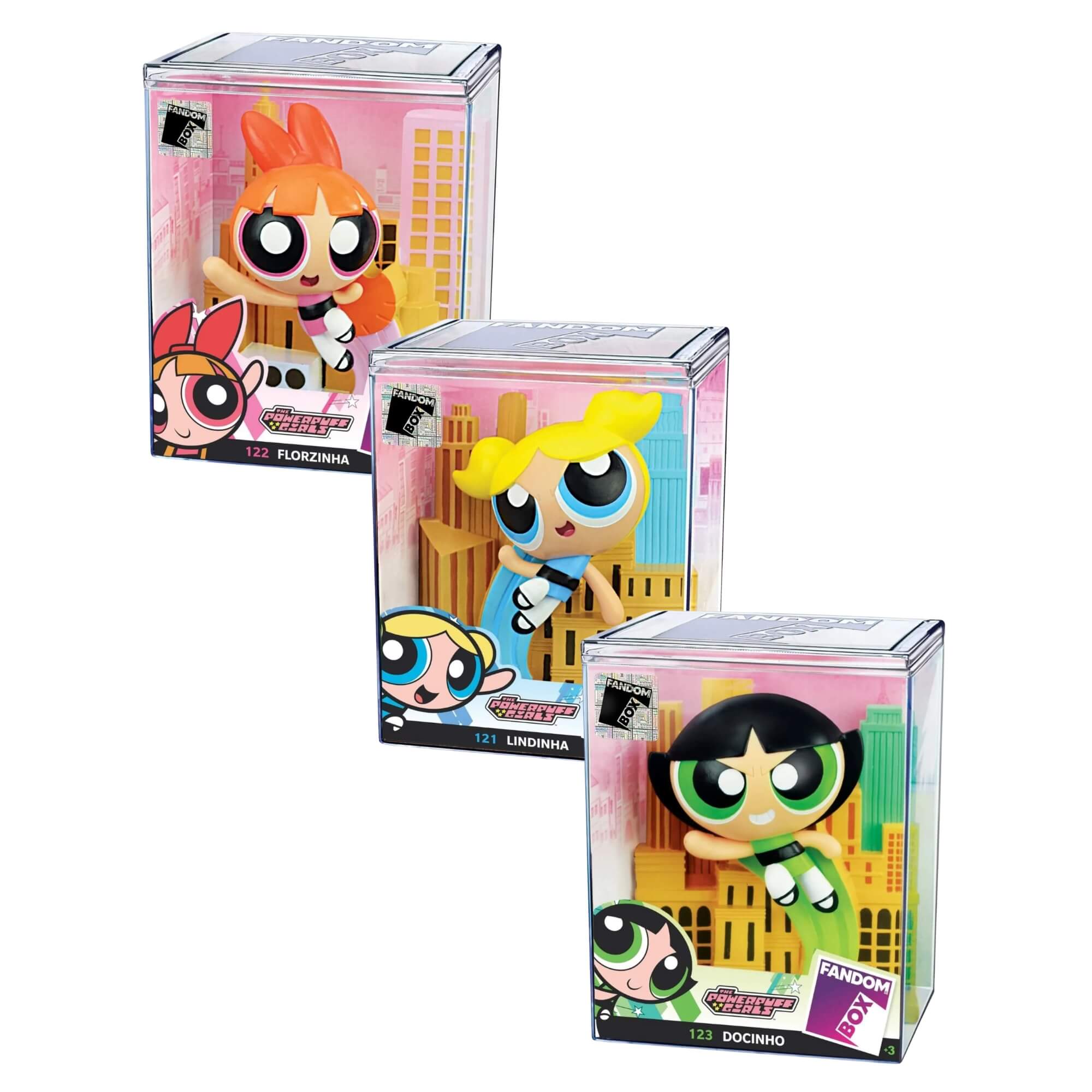 COMP Kit Meninas Super Poderosas Fandom Box - Florzinha, Lindinha e Docinho