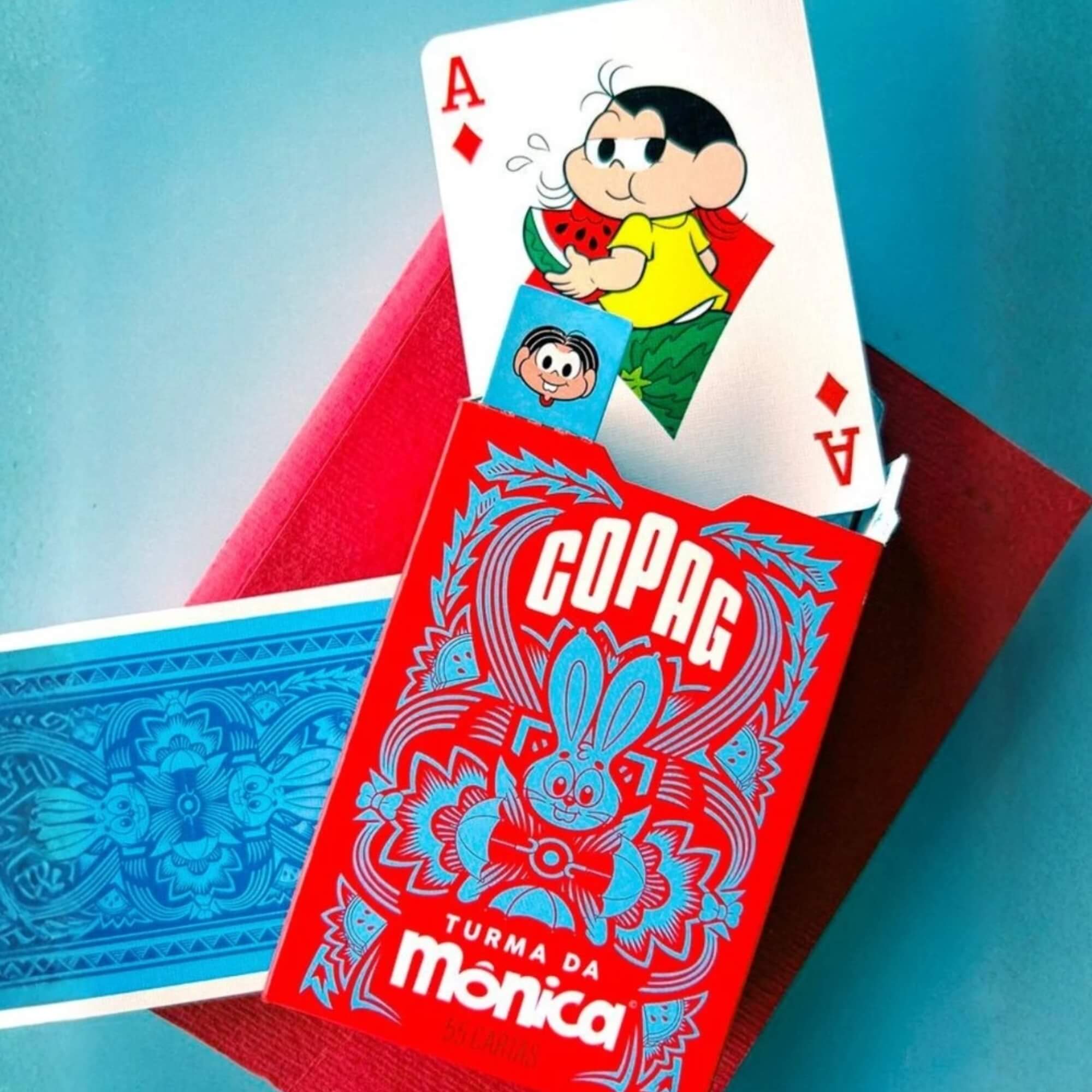 Baralho Turma da Mônica Poker Size 55 Cartas Copag - 36714