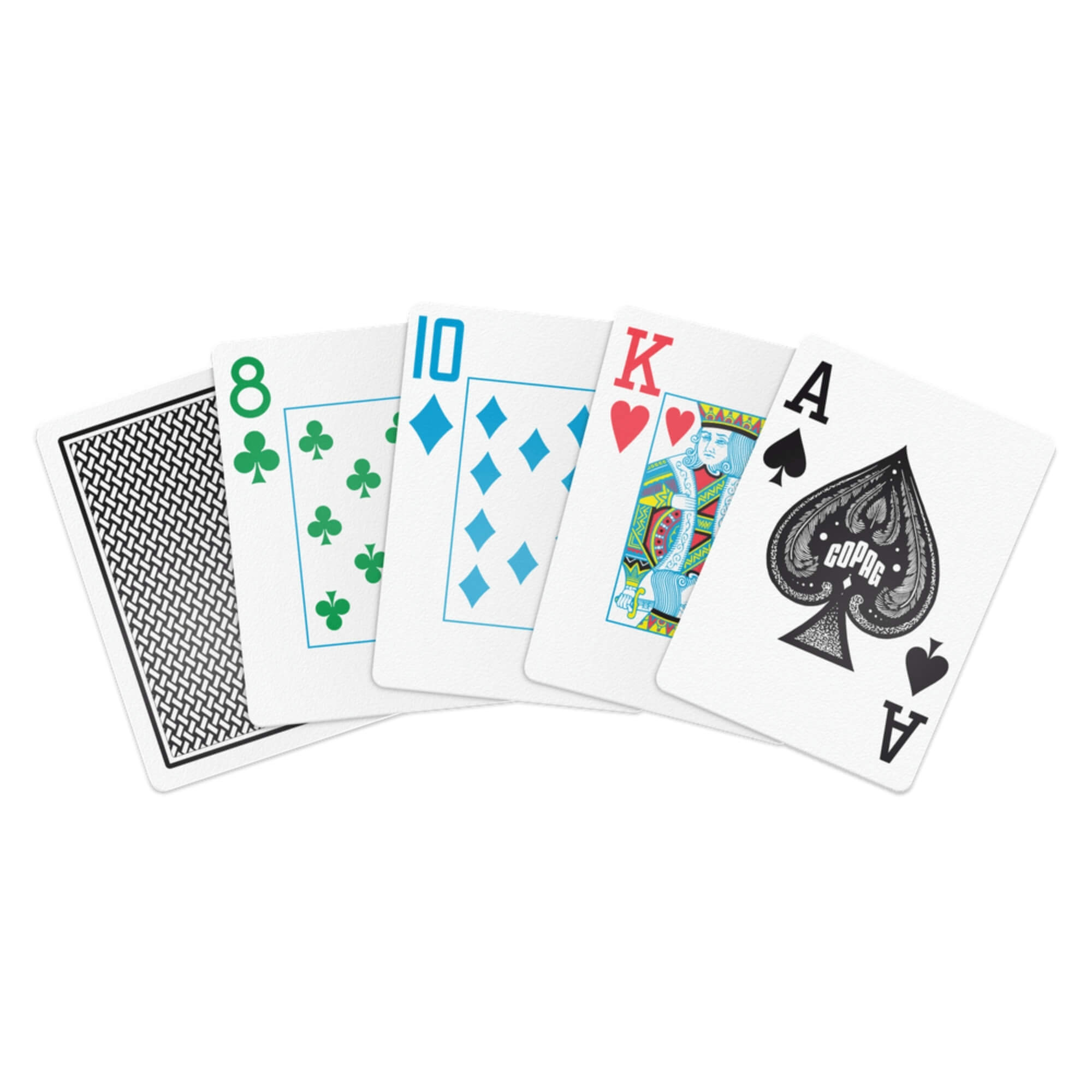 Baralho Texas Hold’em Naipe 4 Cores 55 Cartas (Sortido e Unitário) Copag - 36319