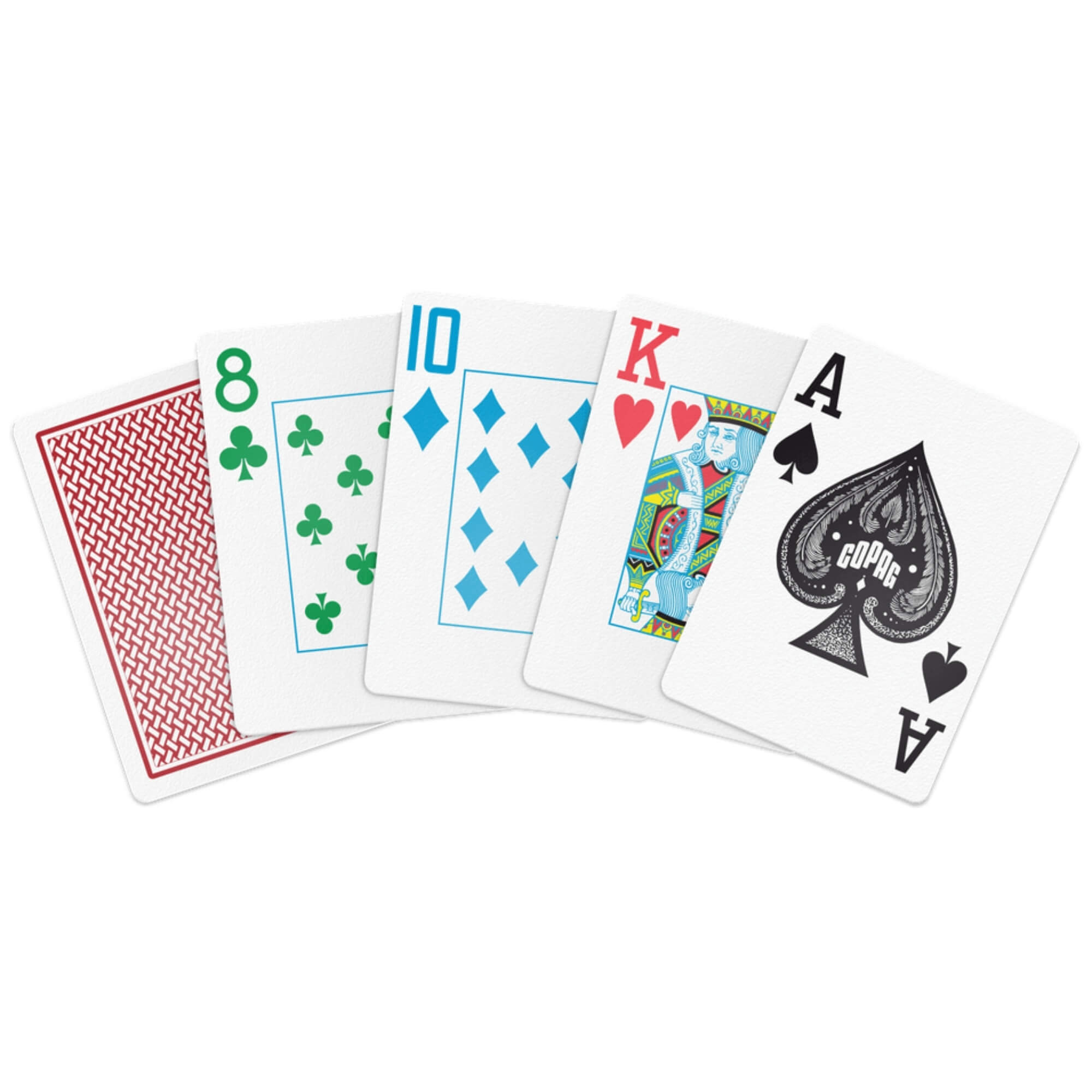 Baralho Texas Hold’em Naipe 4 Cores 55 Cartas (Sortido e Unitário) Copag - 36319