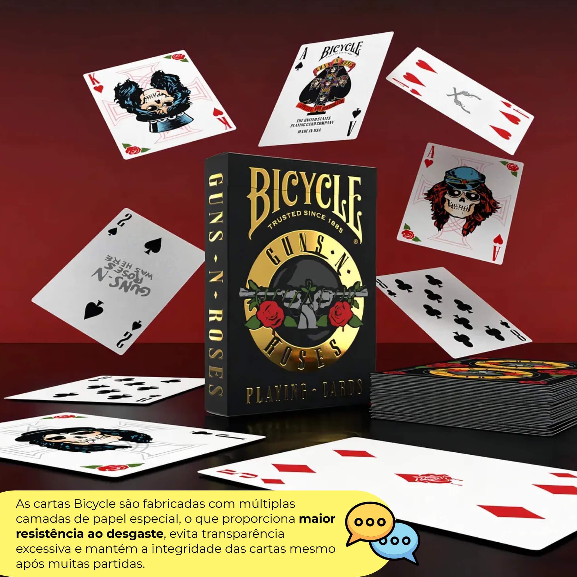 VAR Baralho Bicycle Disney Classic Mickey Mouse (Red) c/ 55 cartas Copag - 83600
