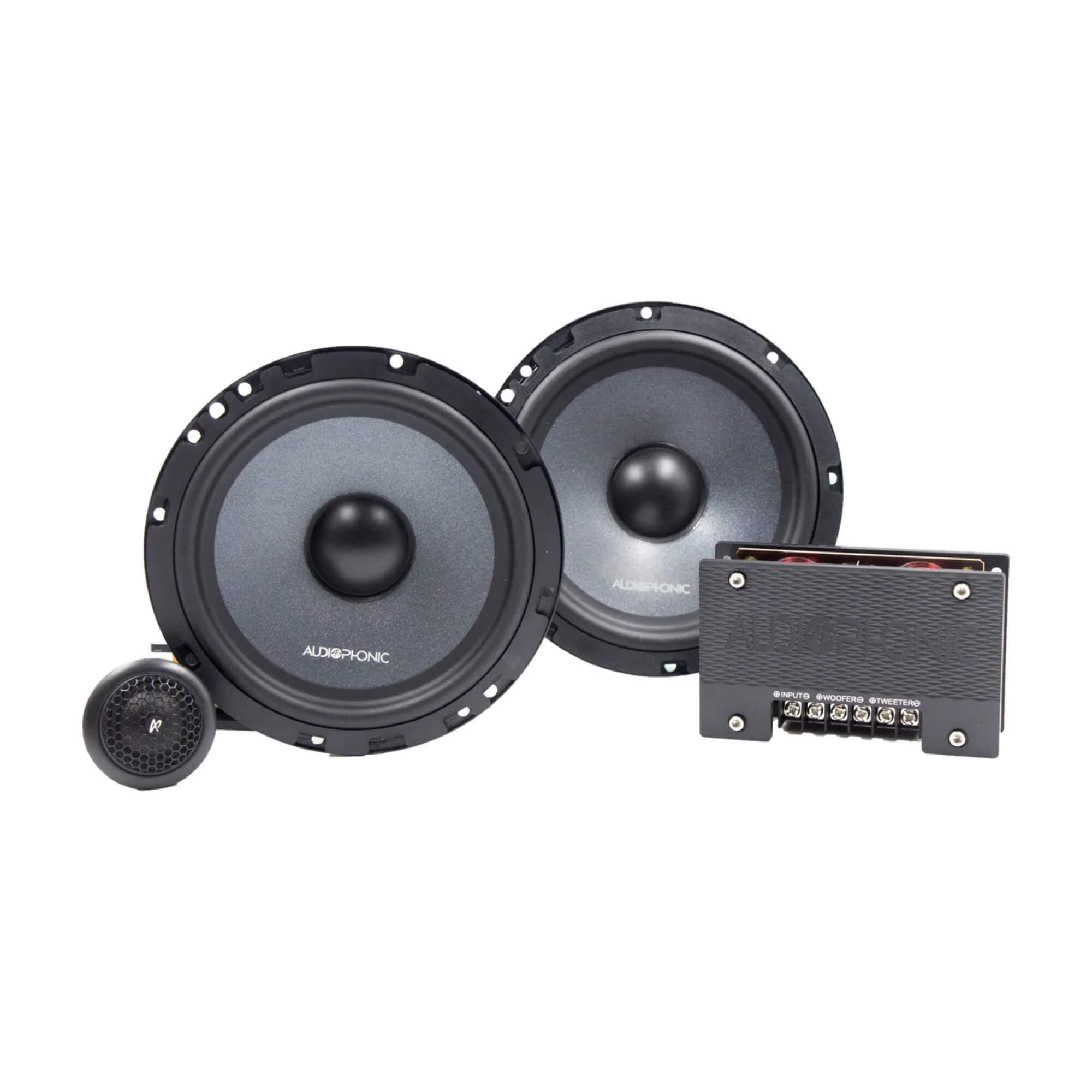 Kit 2 Vias Club KC 6.4 6,5" Polegadas 200W RMS Preto Audiophonic - 01680