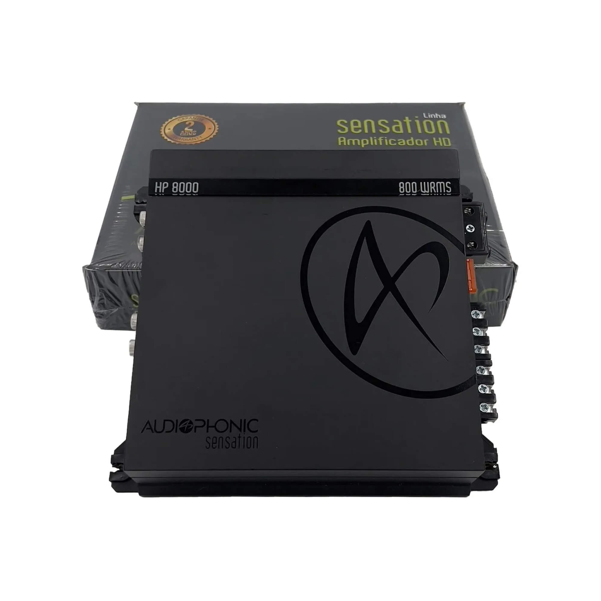 Amplificador HP 8000 4 Canais 800W RMS Audiophonic - 01685
