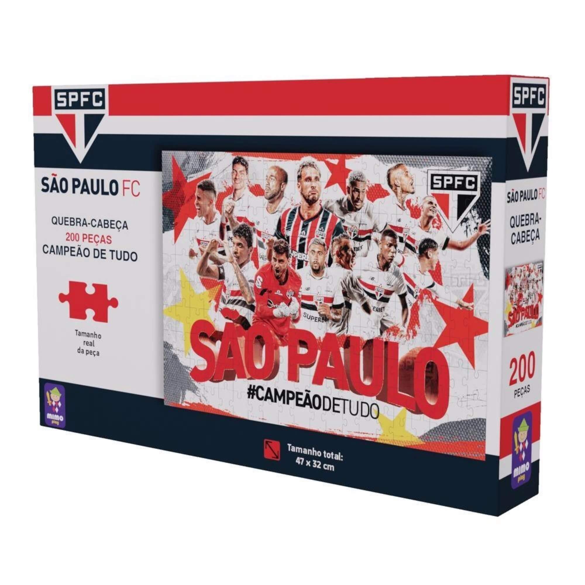 COMP Kit Bola de Futebol + Quebra-Cabeça São Paulo F.C.