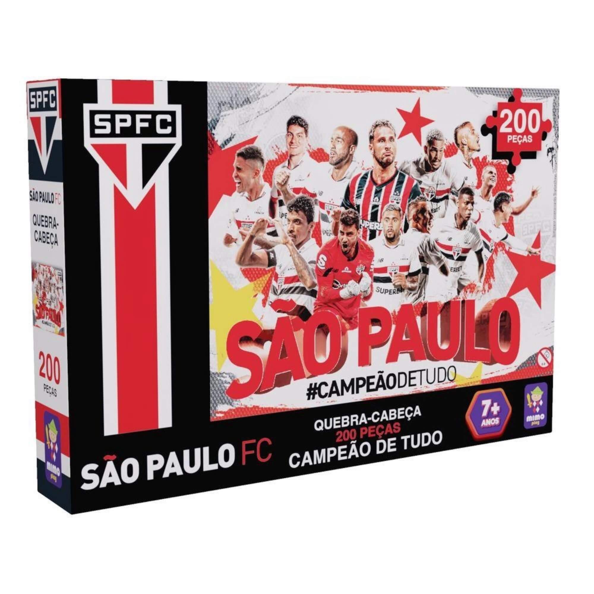 COMP Kit São Paulo F.C. - Lancheira térmica + Quebra-Cabeça 200 peças