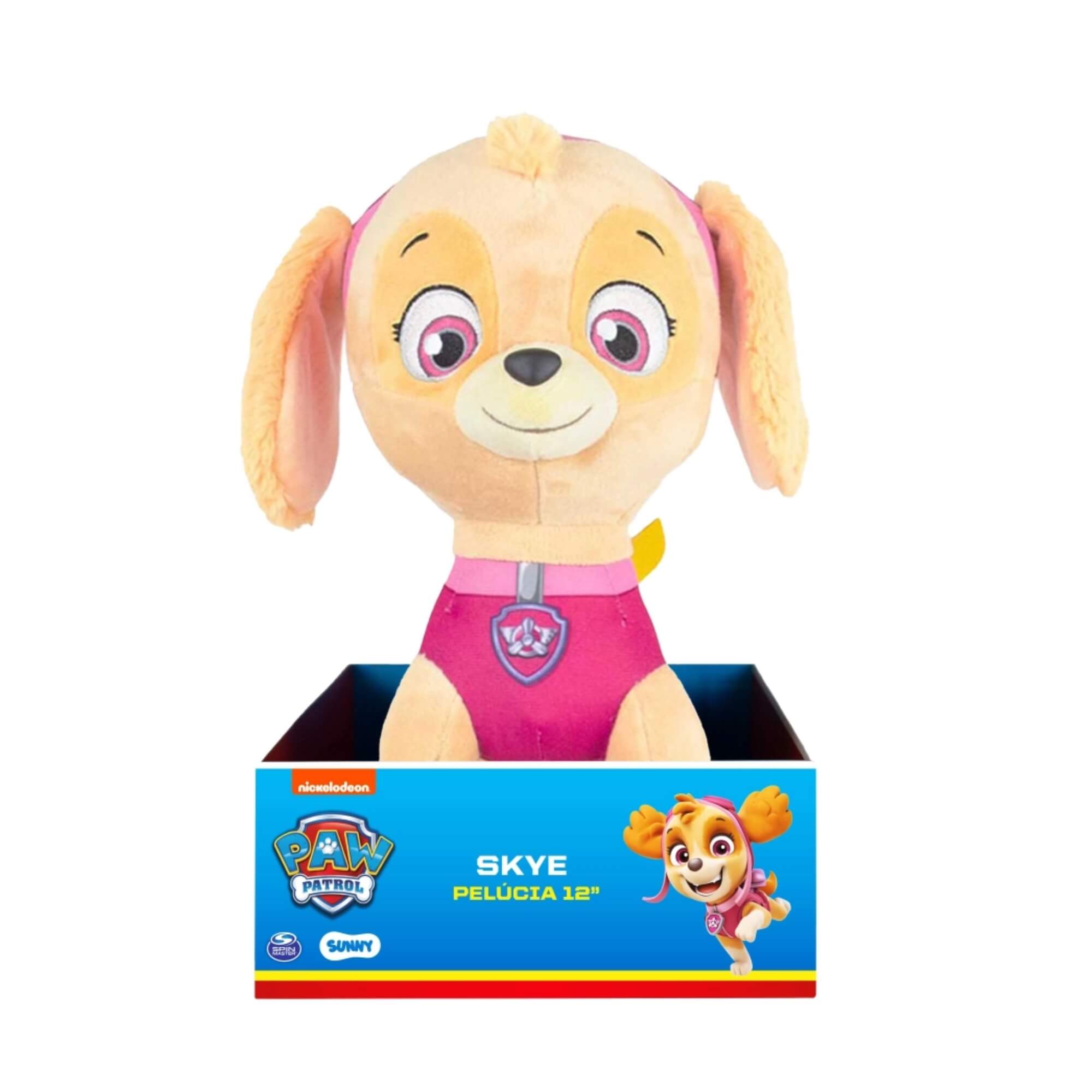 Kit Pelúcias Patrulha Canina Sunny - Marshall, Chase e Skye
