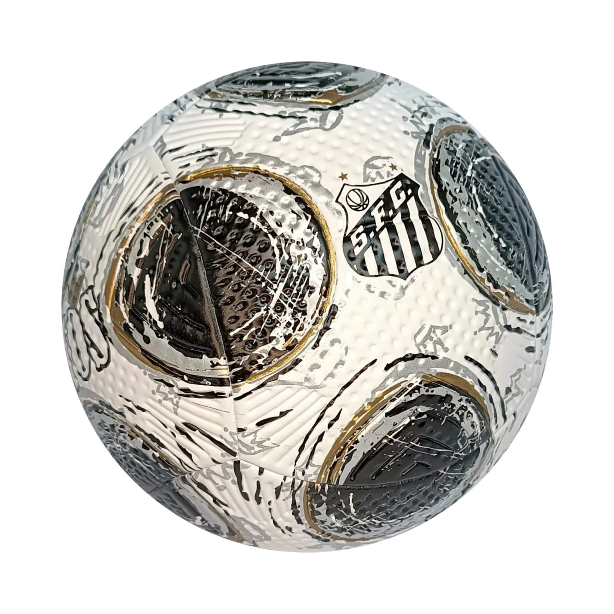 COMP Kit Santos FC - Garrafa Térmica Max 500ml + Bola Nº 5 Retrô