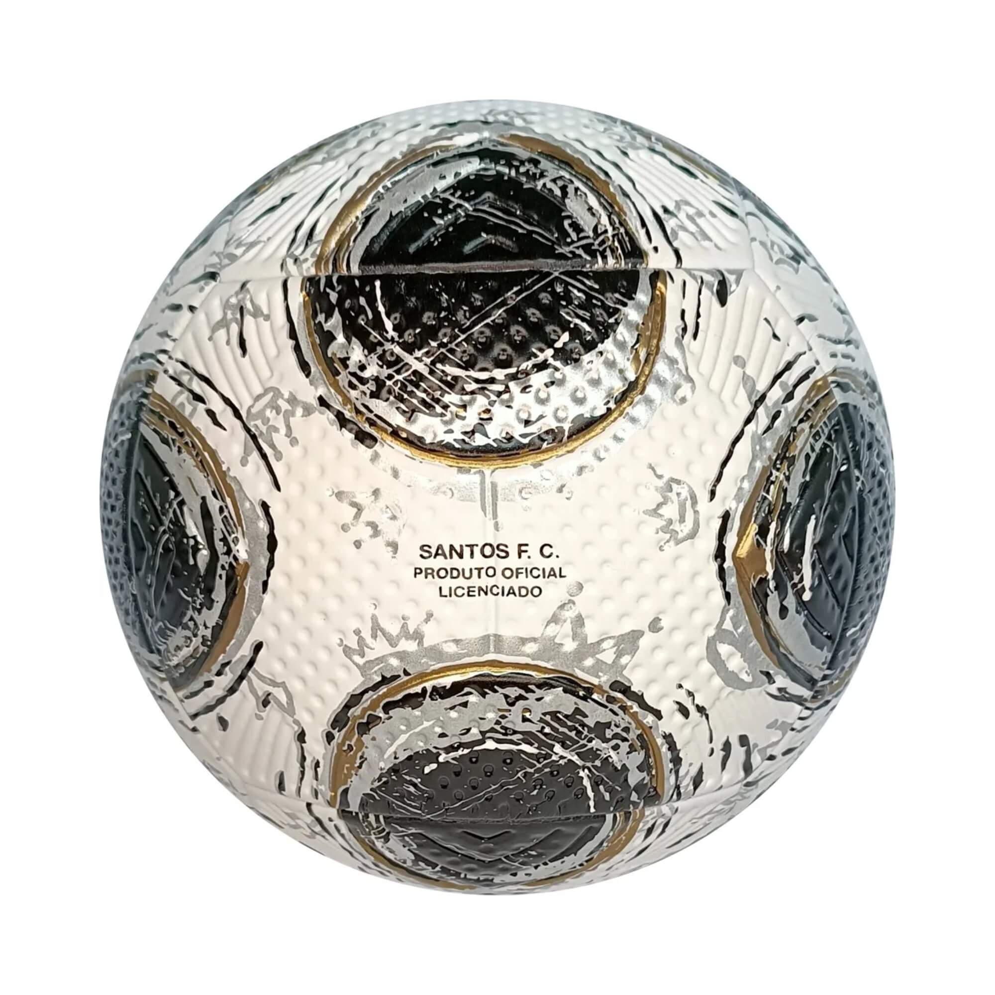 COMP Kit Santos FC - Garrafa Térmica Max 500ml + Bola Nº 5 Retrô