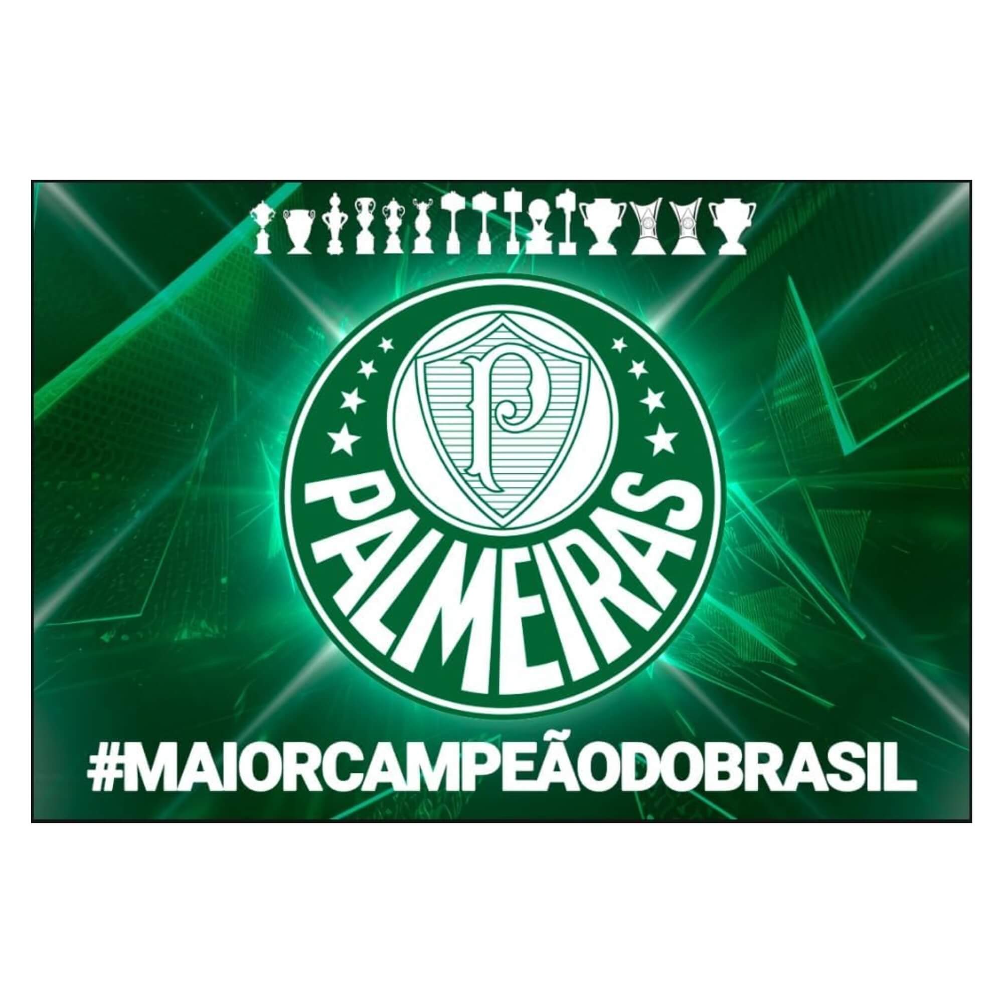 COMP Kit Palmeiras - Quebra-Cabeça 200 peças + Bola de Futebol Nº 5