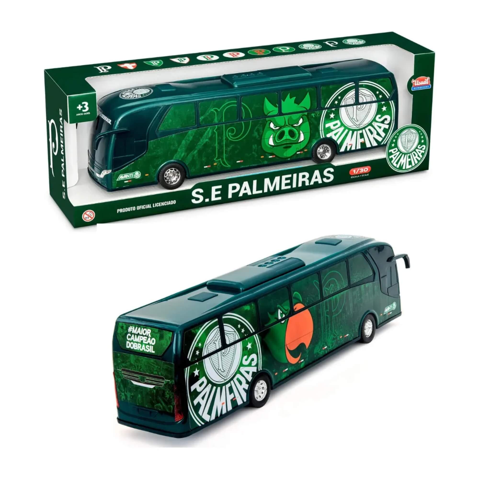 COMP Kit Palmeiras - Ônibus do Verdão + Bola Nº 5
