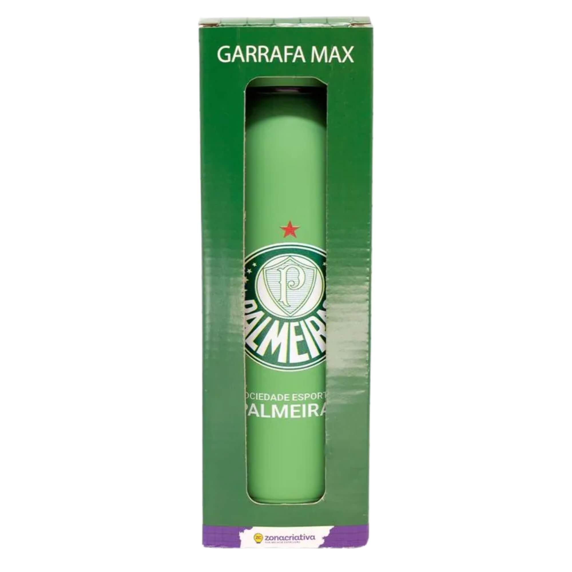 COMP Kit Palmeiras Garrafa Térmica 500ml + Bola de Futebol Nº 5 Penalty