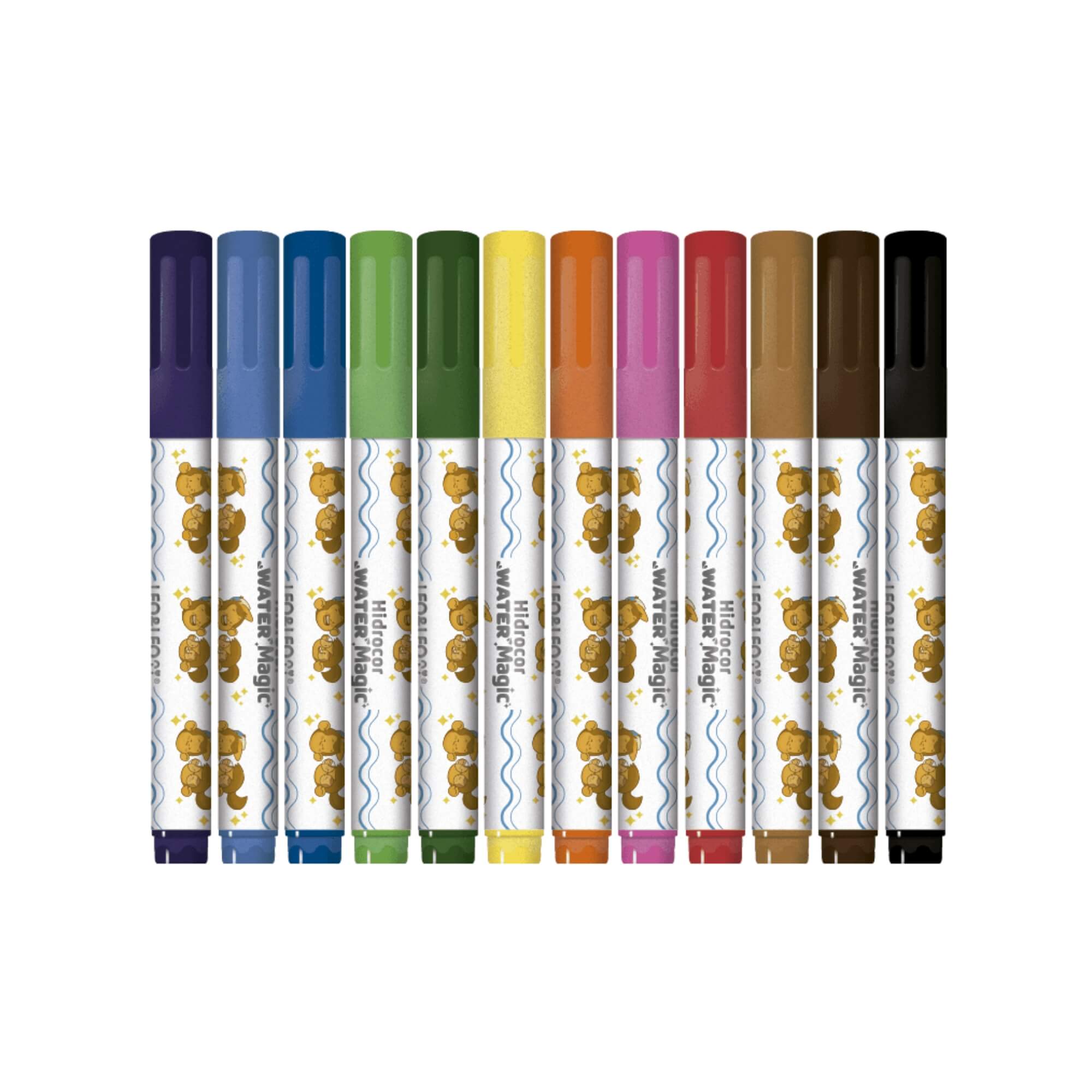 Canetinha Hidrocor Water Magic (Estojo com 12 cores) Leo&Leo Leonora - 10273