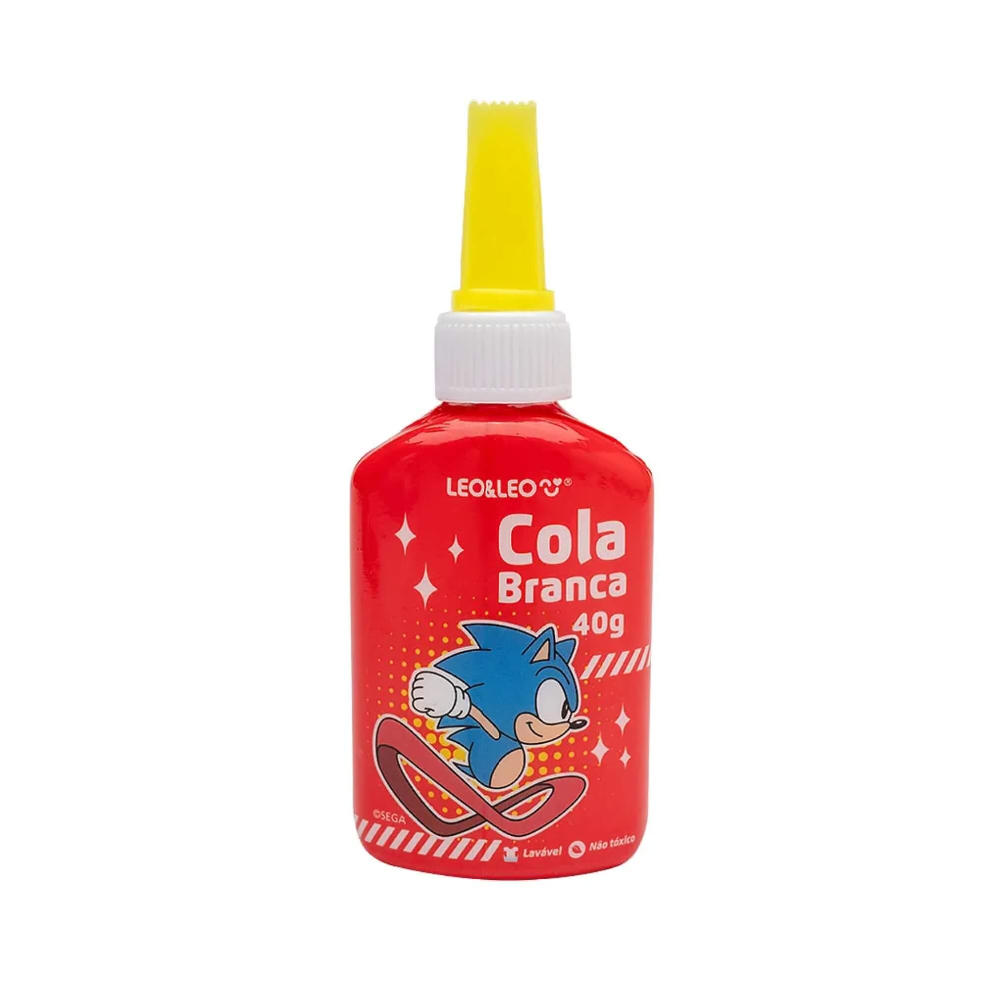 Cola Branca Escolar Líquida Sonic 40g (Display c/ 12 unidades) Leo&Leo Leonora - 10493