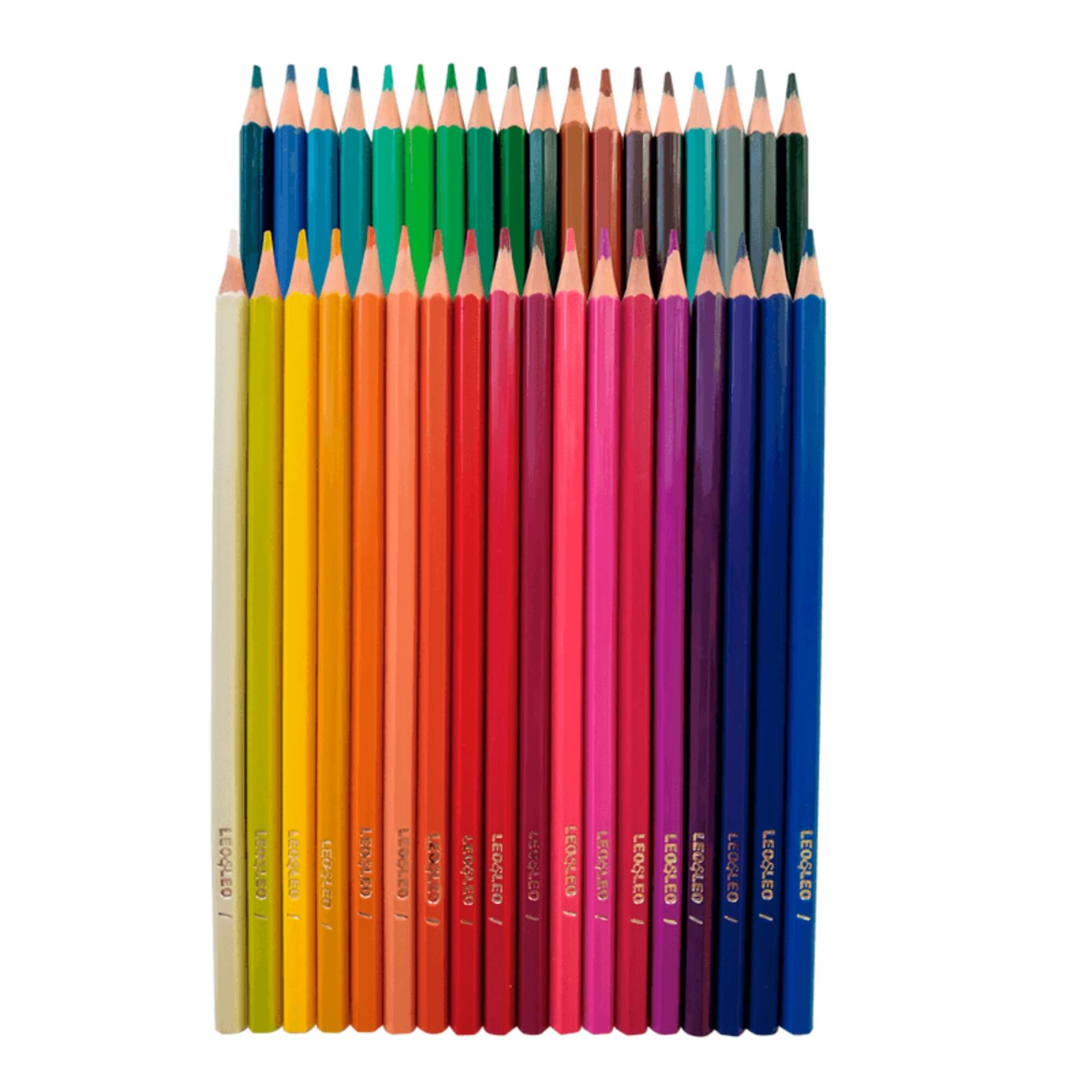 Caixa de Lápis 36 Cores Sextavado Flex Leo&Leo Leonora - 4482