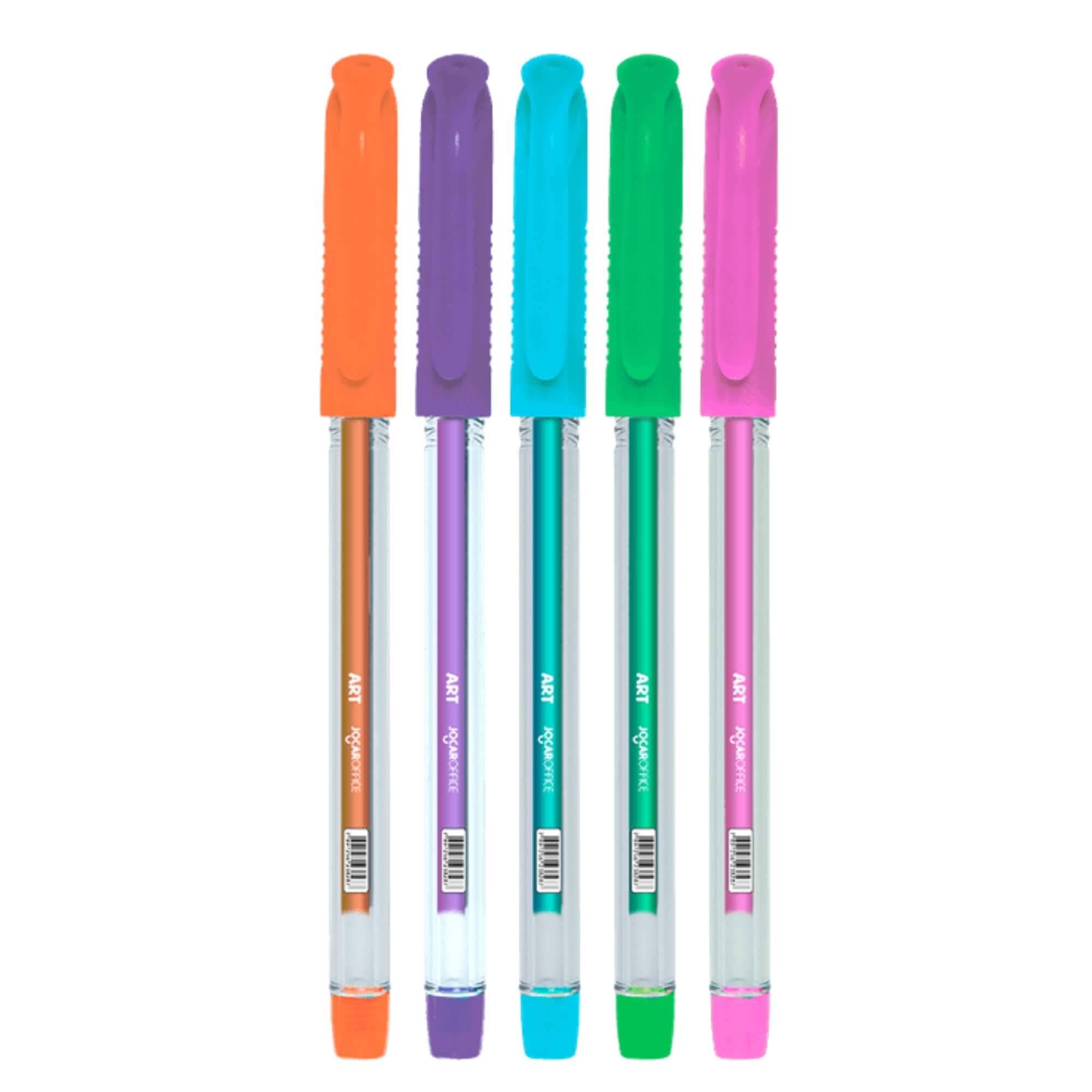Caneta Gel Art 1.0 Pastel Dispenser C/ 40 Unid. Sortidas Jocar Office Leonora - 97928