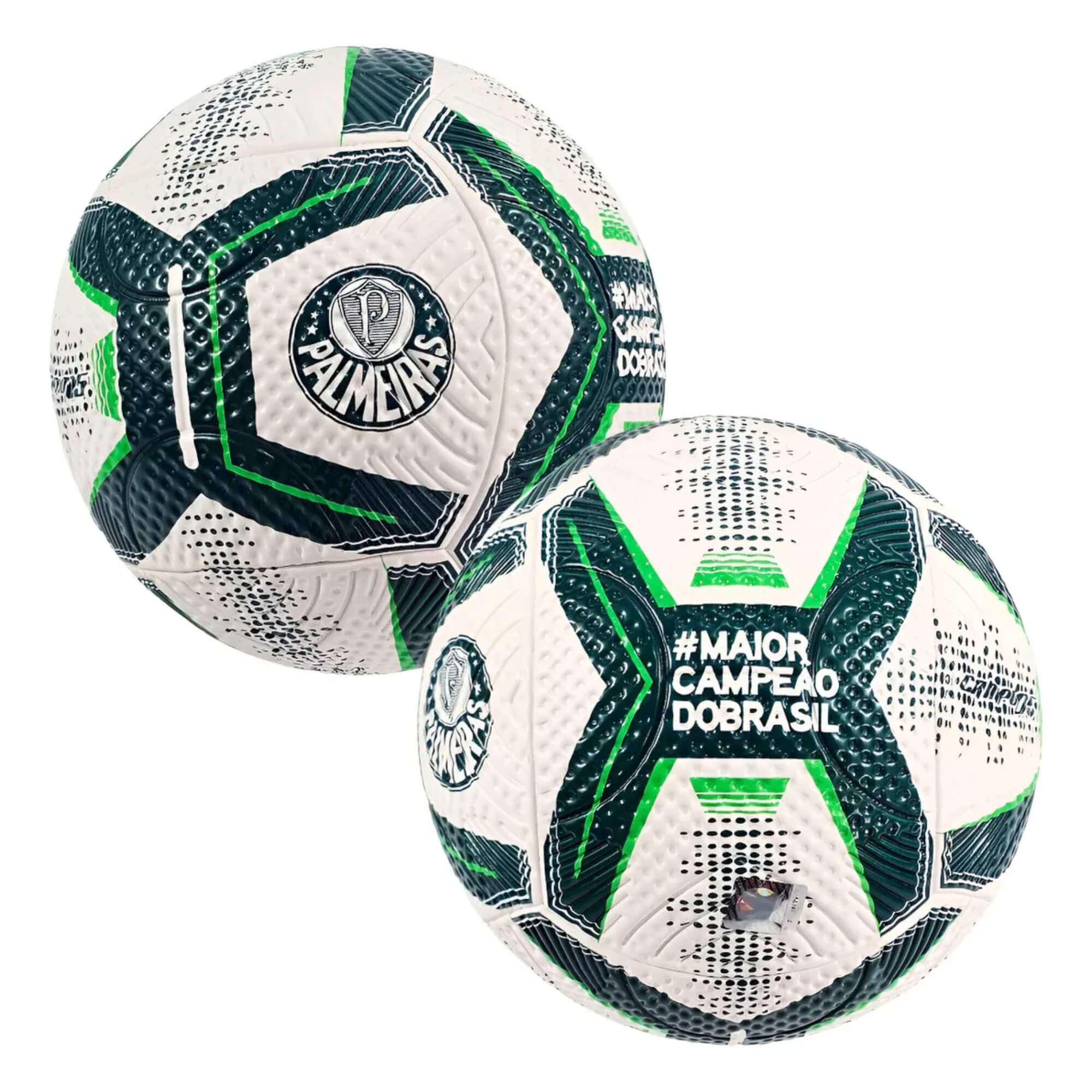 Bola De Futebol Campo Gramado Número 5 Palmeiras PVC/PU Futebol e Magia - 3976