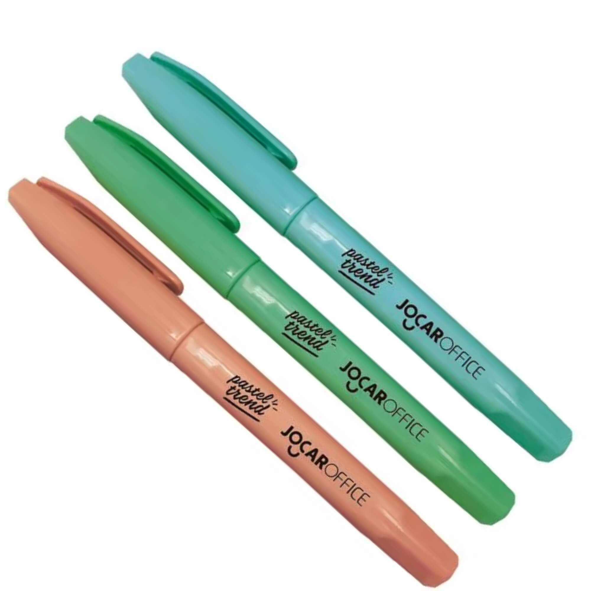 COMP Kit Marca-Texto Slim Pastel + Marca-Texto Slim Metálico