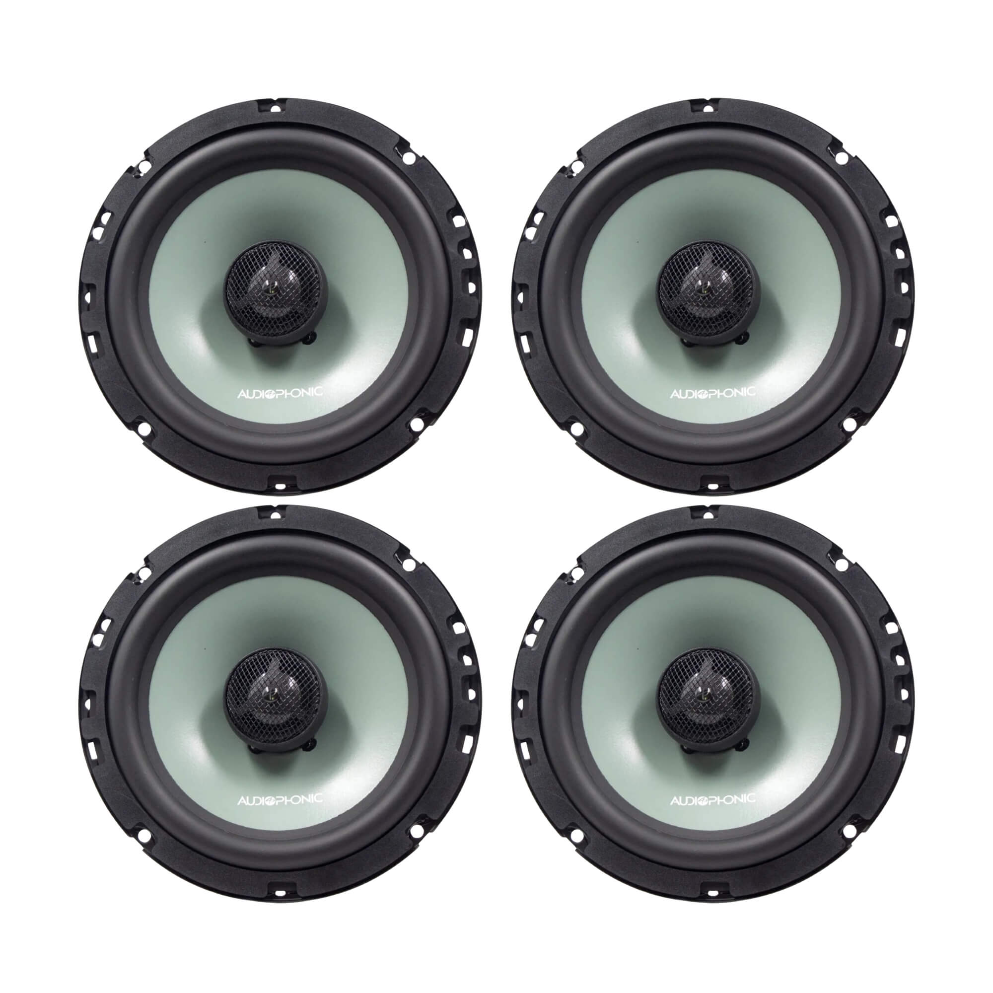 COMP Kit 2 Pares de Alto Falantes 6,5" 140W RMS 4Ohms Cone de Celulose Audiophonic