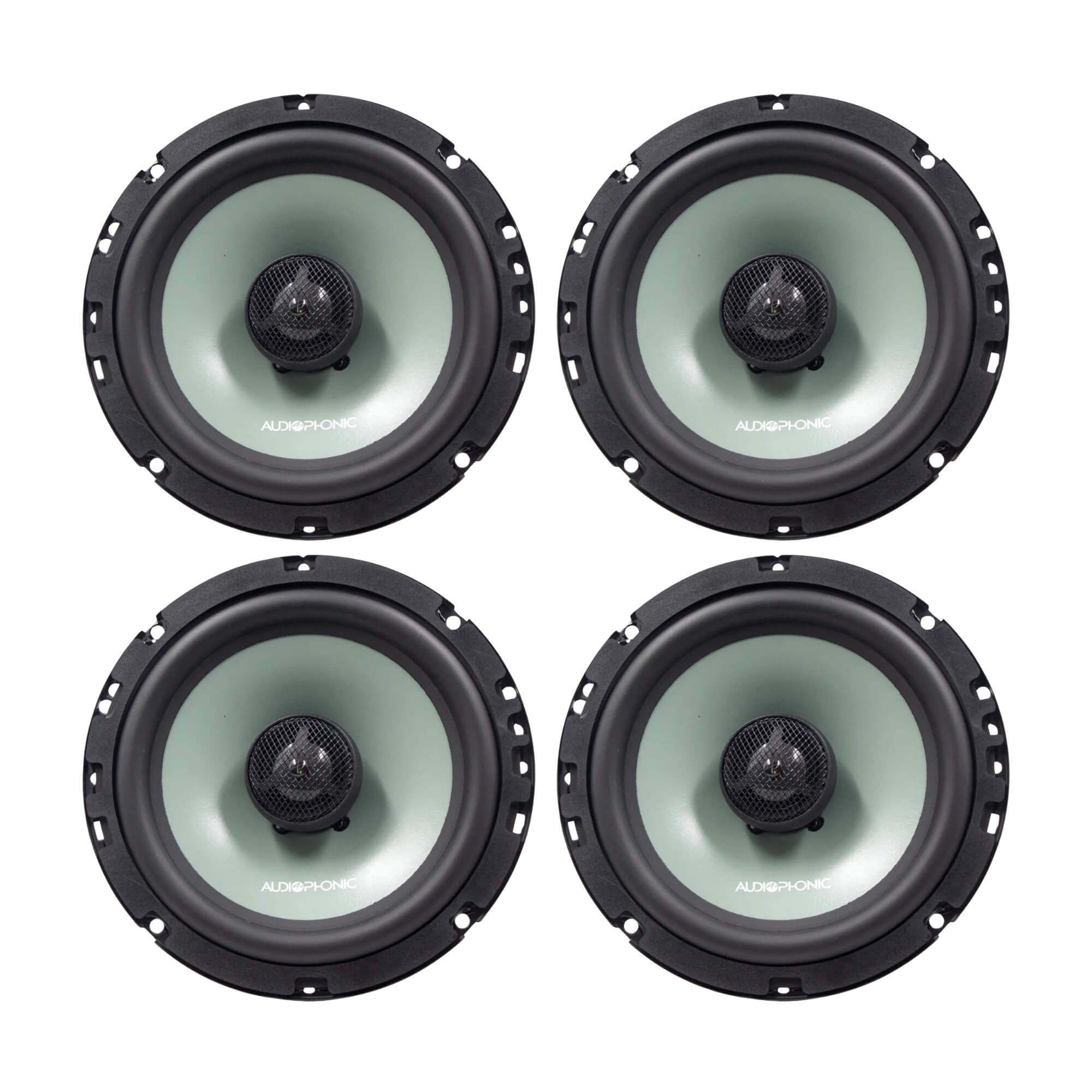 COMP Kit 2 Pares de Alto Falantes 6,5" 140W RMS 4Ohms Cone de Celulose Audiophonic