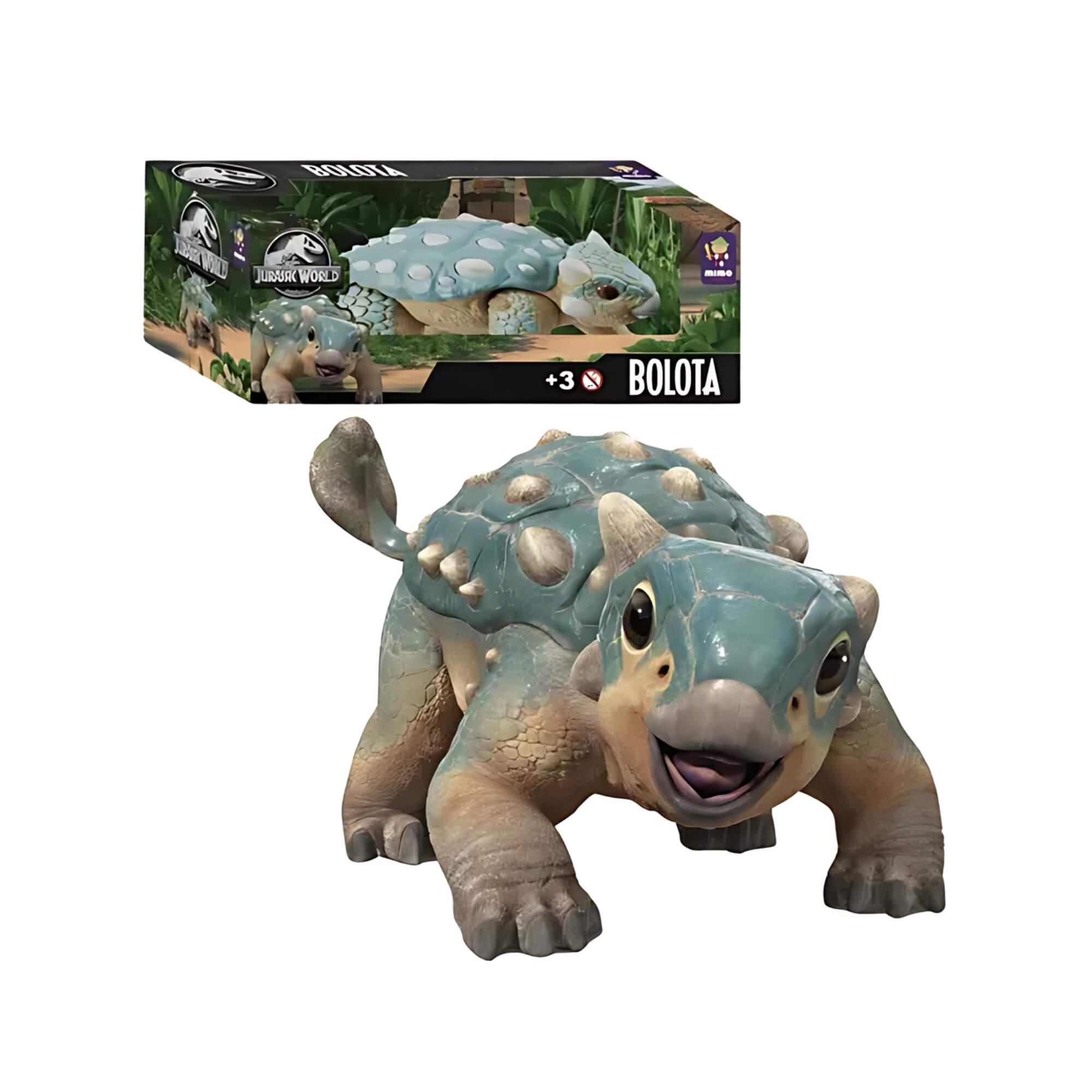 COMP Kit Infantil Dinossauros Jogo de Cartas Eu Vi + Brinquedo Boneco Bolota