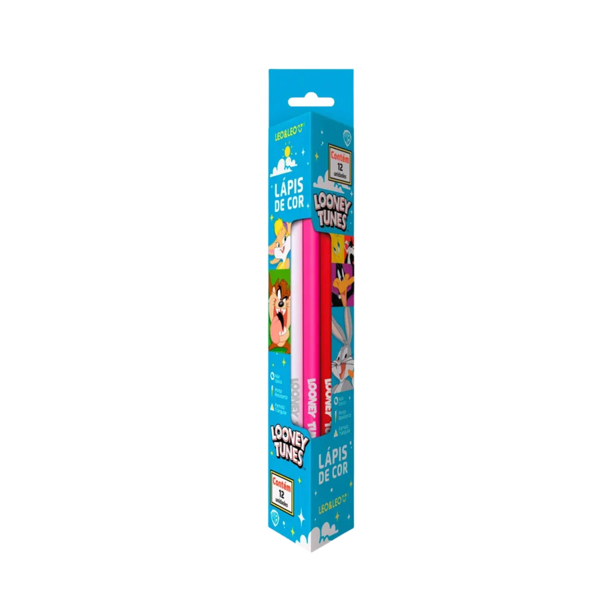 COMP Kit Papelaria Atacado 10 Caixas de Lápis de Cor 12 Cores Cada