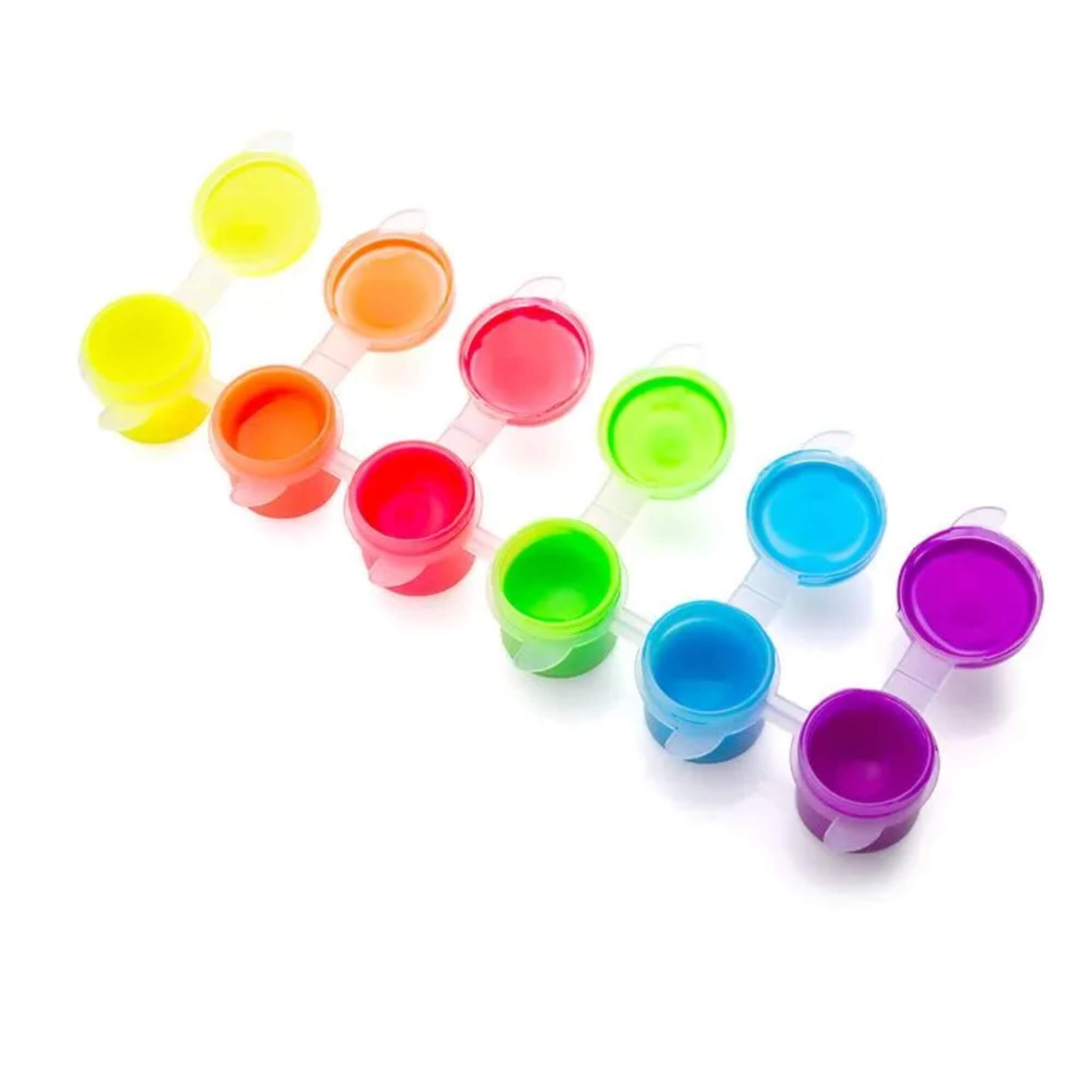 COMP Kit Guache Neon + Guache Escolar 3,68ml por Pote Leo&Leo Leonora
