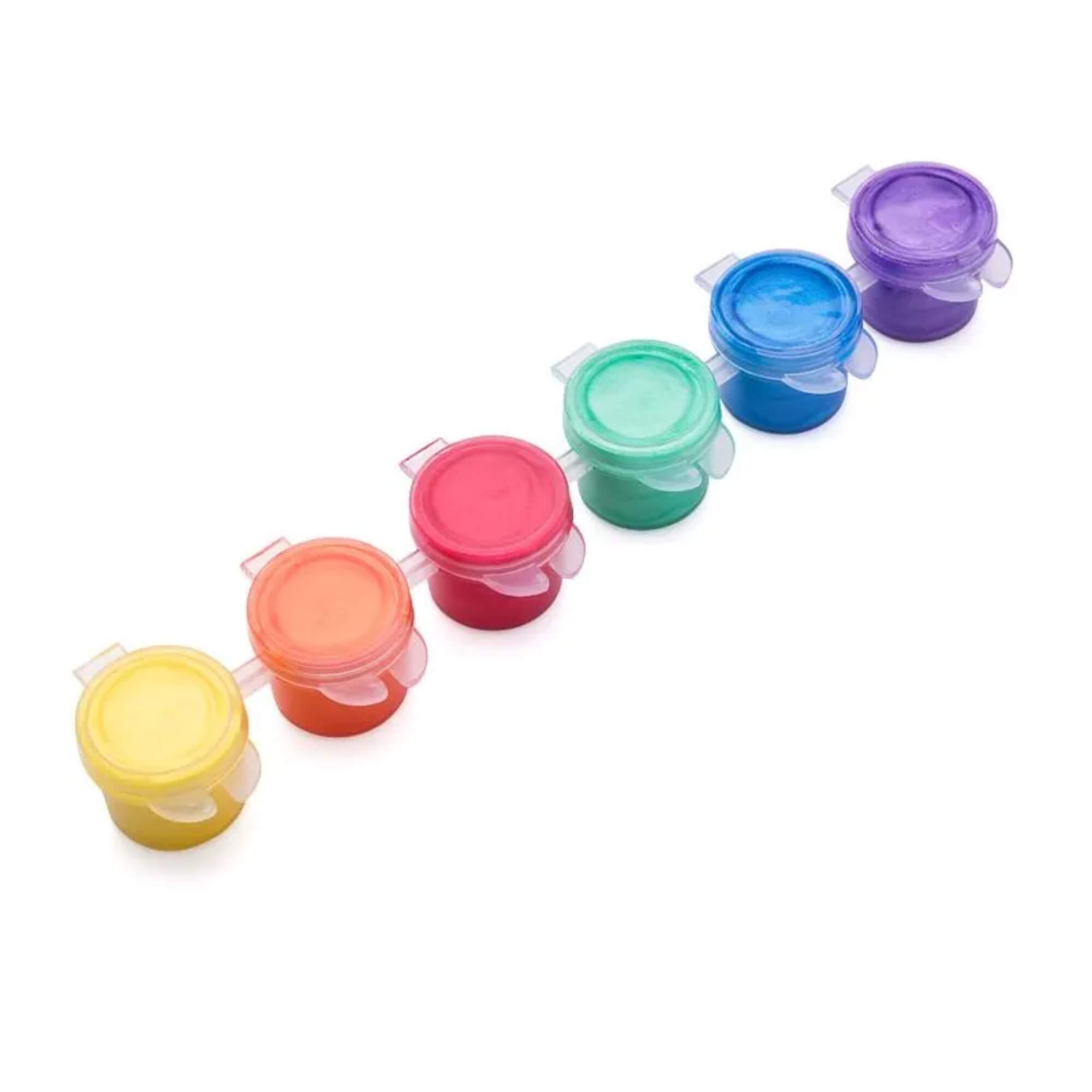 COMP Kit Guache Escolar + Guache Metálico 3,68ml por Pote Leo&Leo Leonora