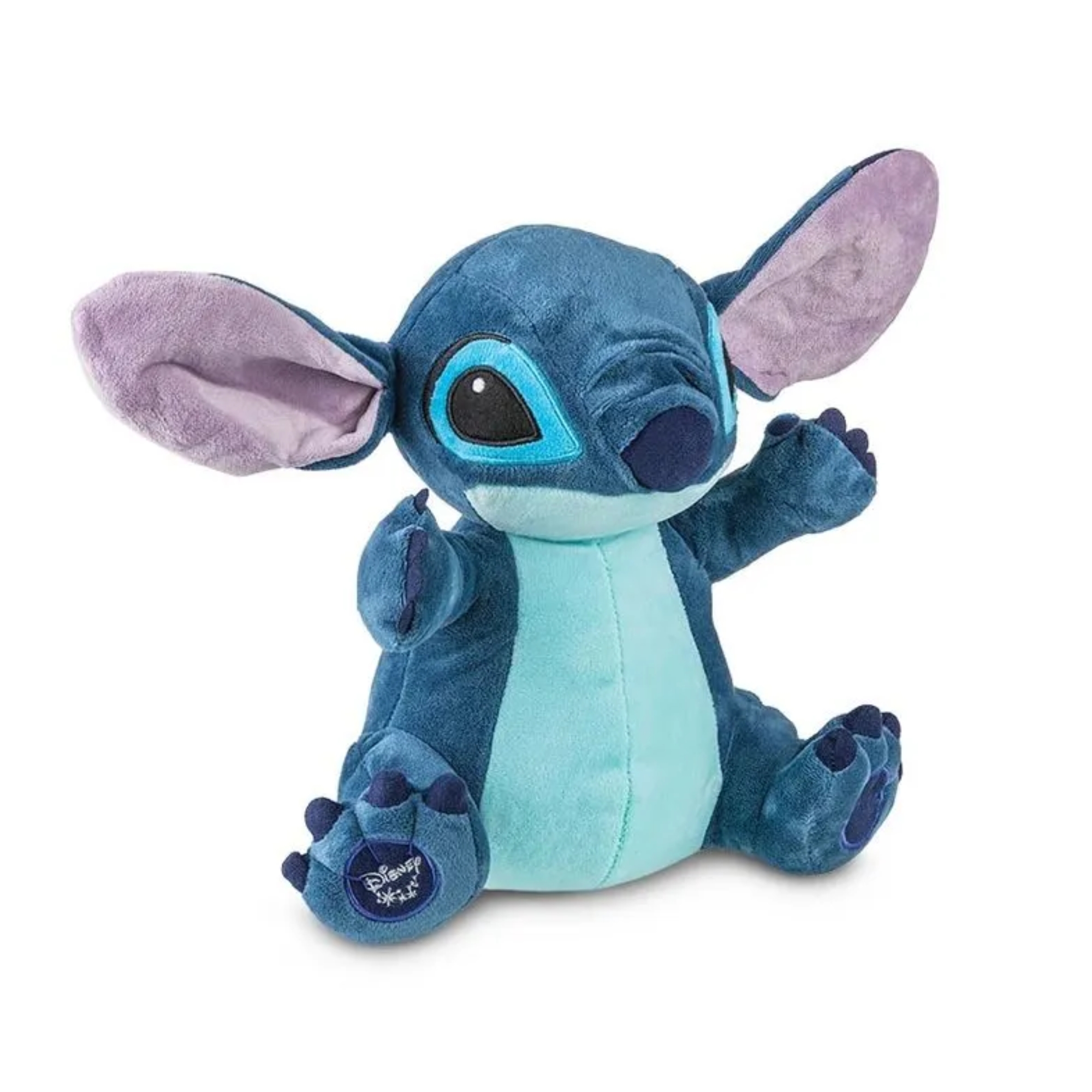 COMP Kit Pelúcia Angel Coração 30cm + Stitch Clássico com Mecanismo Luz e Som 30cm