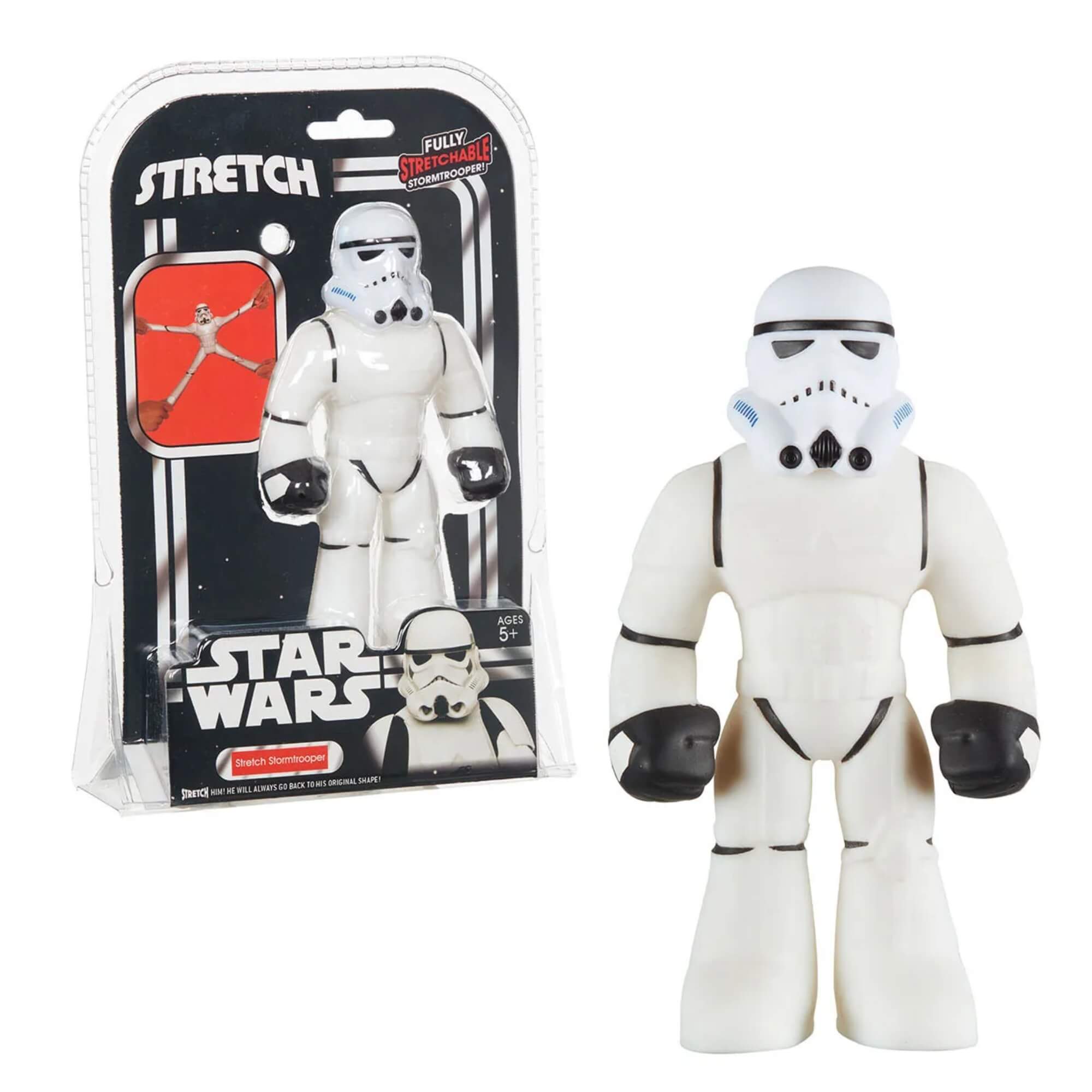 COMP Kit Star Wars Logo Decorativa + Boneco Storm Trooper Geek Colecionável Presente