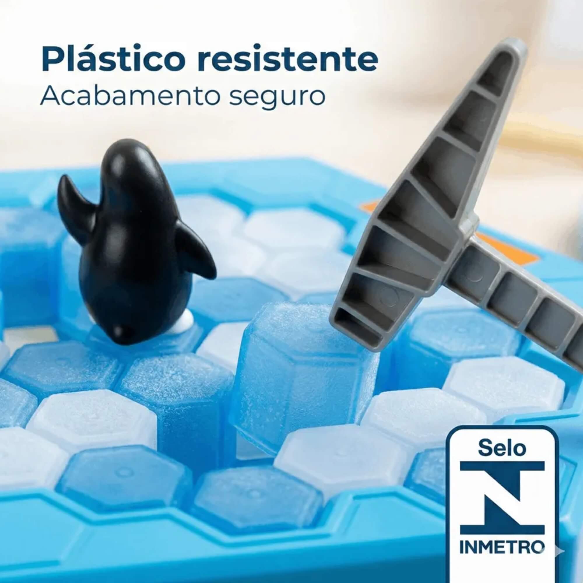 COMP Kit Jogos de Equilíbrio - Macaco Game e Pinguim Game Quebra Gelo Braskit