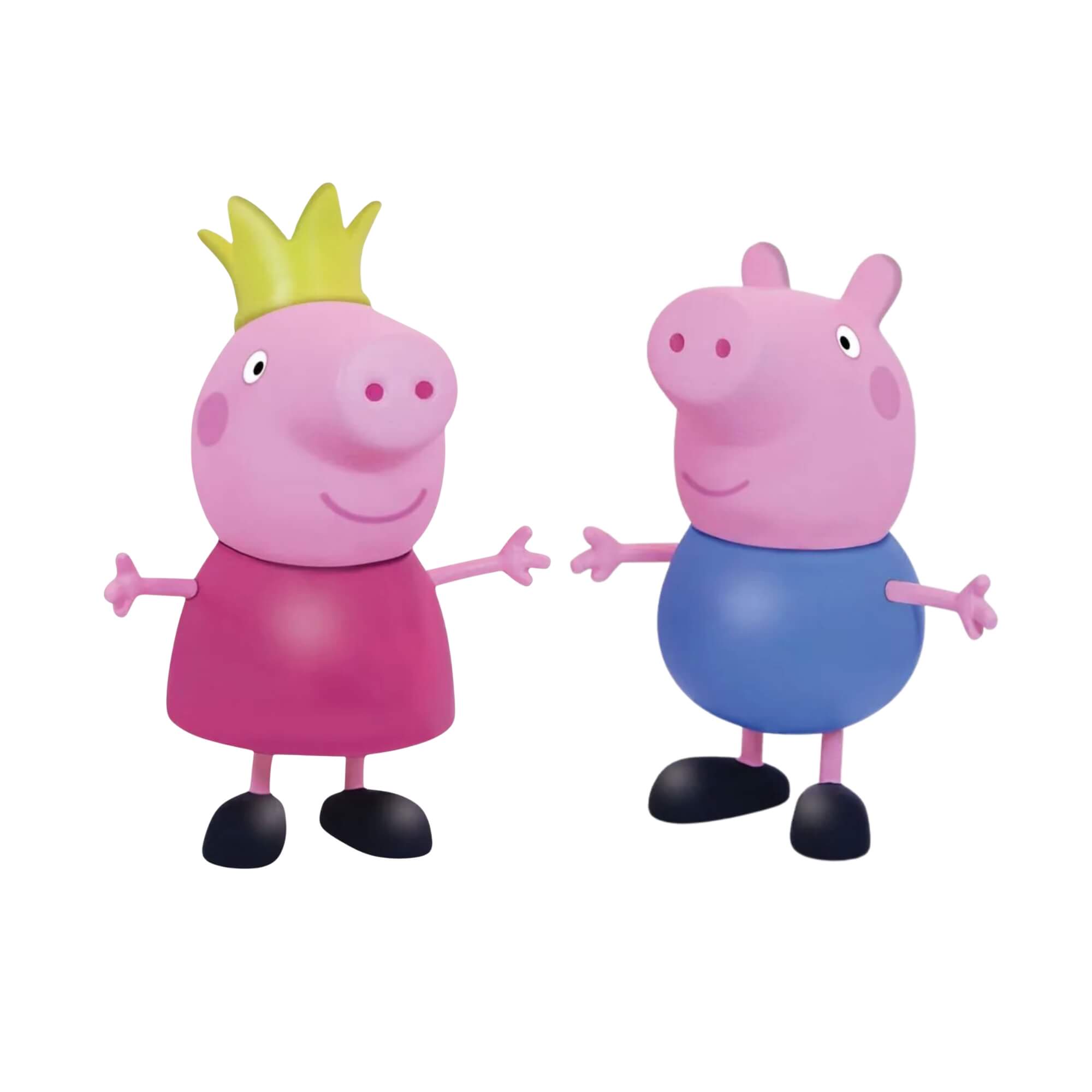COMP Kit Bonecos Peppa Pig: Princesa Peppa e George Elka