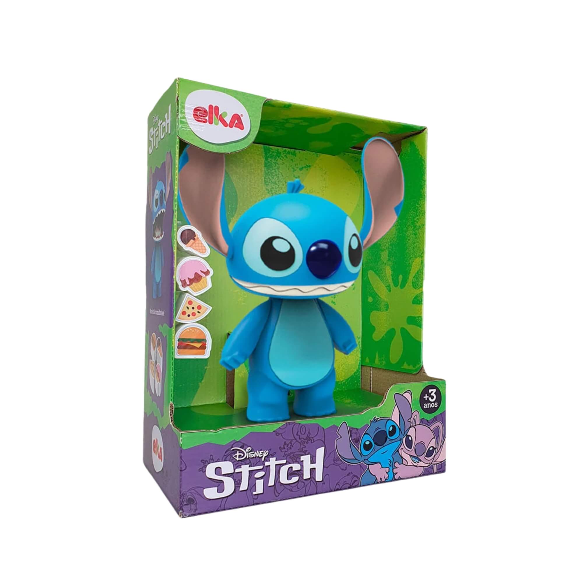 COMP Kit Bonecos Stitch e Angel Disney Articulado 24cm Elka