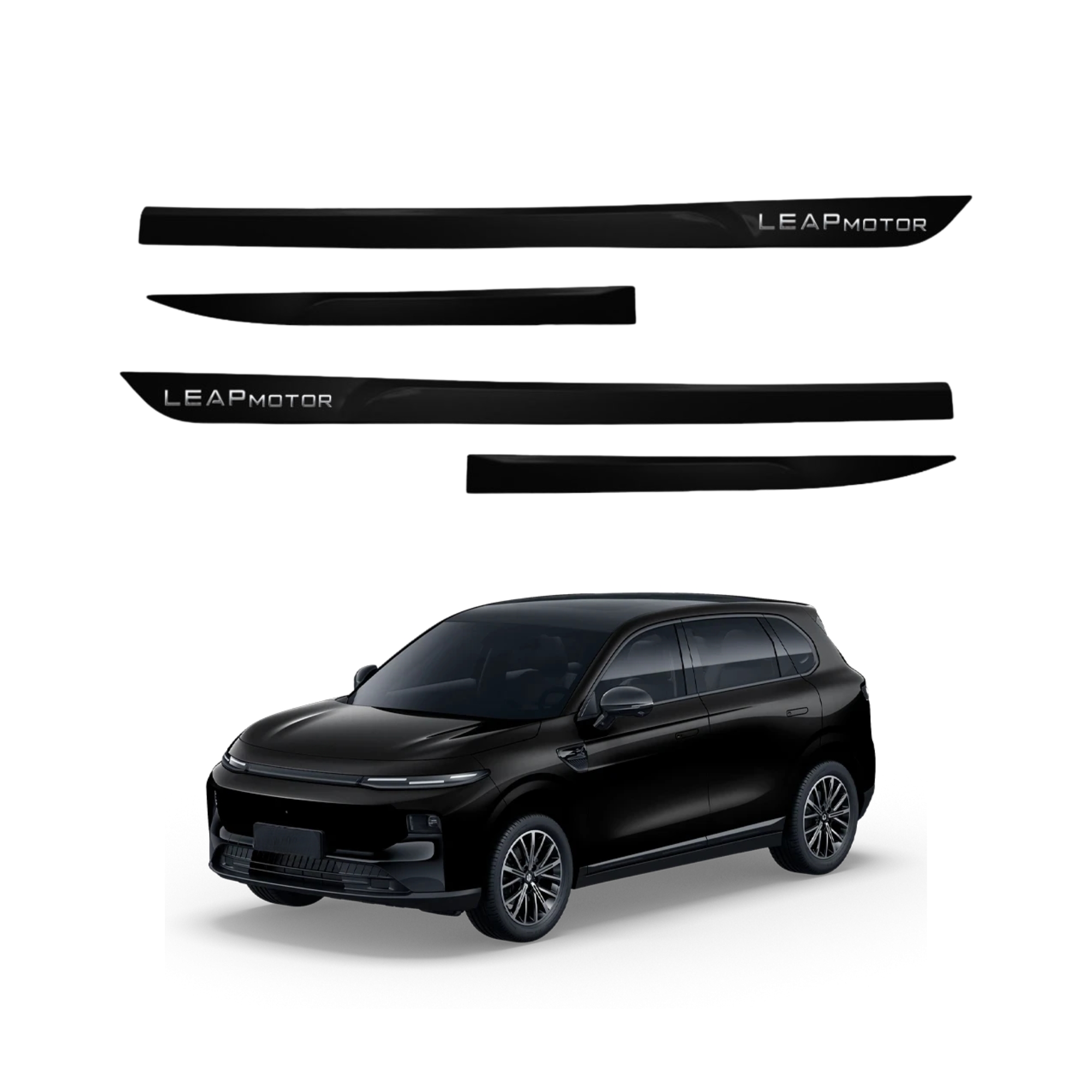 Friso Premium Cromo 4P B10 A partir de 2026 4 Peças cor Preto Eclipse Grid - PC2728-PTO