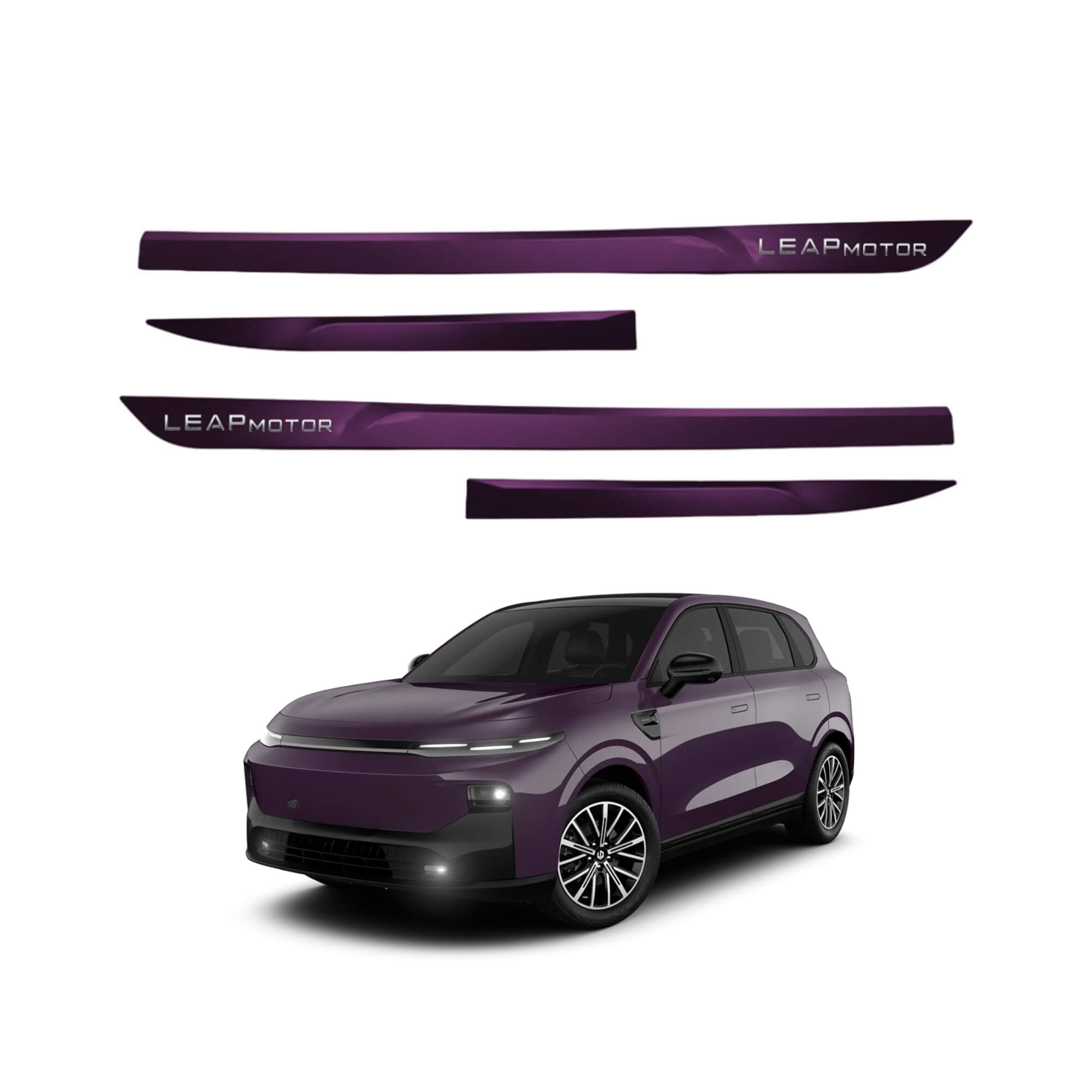 Friso Premium Cromo 4P B10 A partir de 2026 4 Peças cor Roxo Aurora Grid - PC2729-ROX