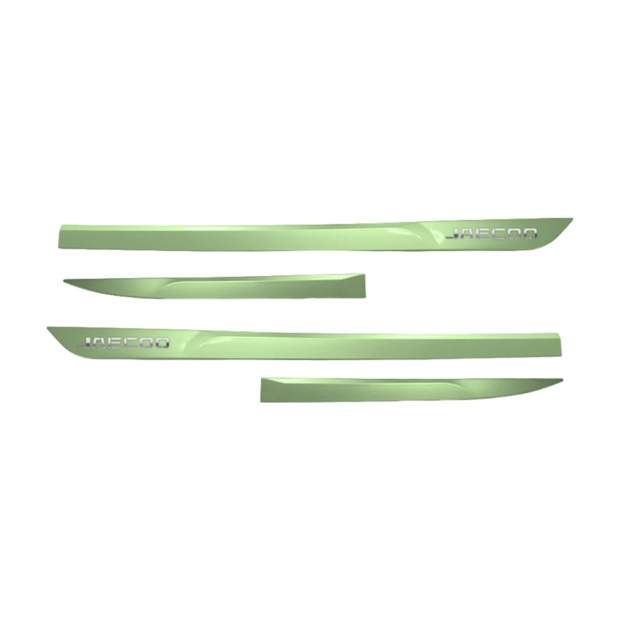Friso Premium Cromo 4P Jaecoo 7 A partir de 2026 cor Green 4 peças Grid - PC5512-VER