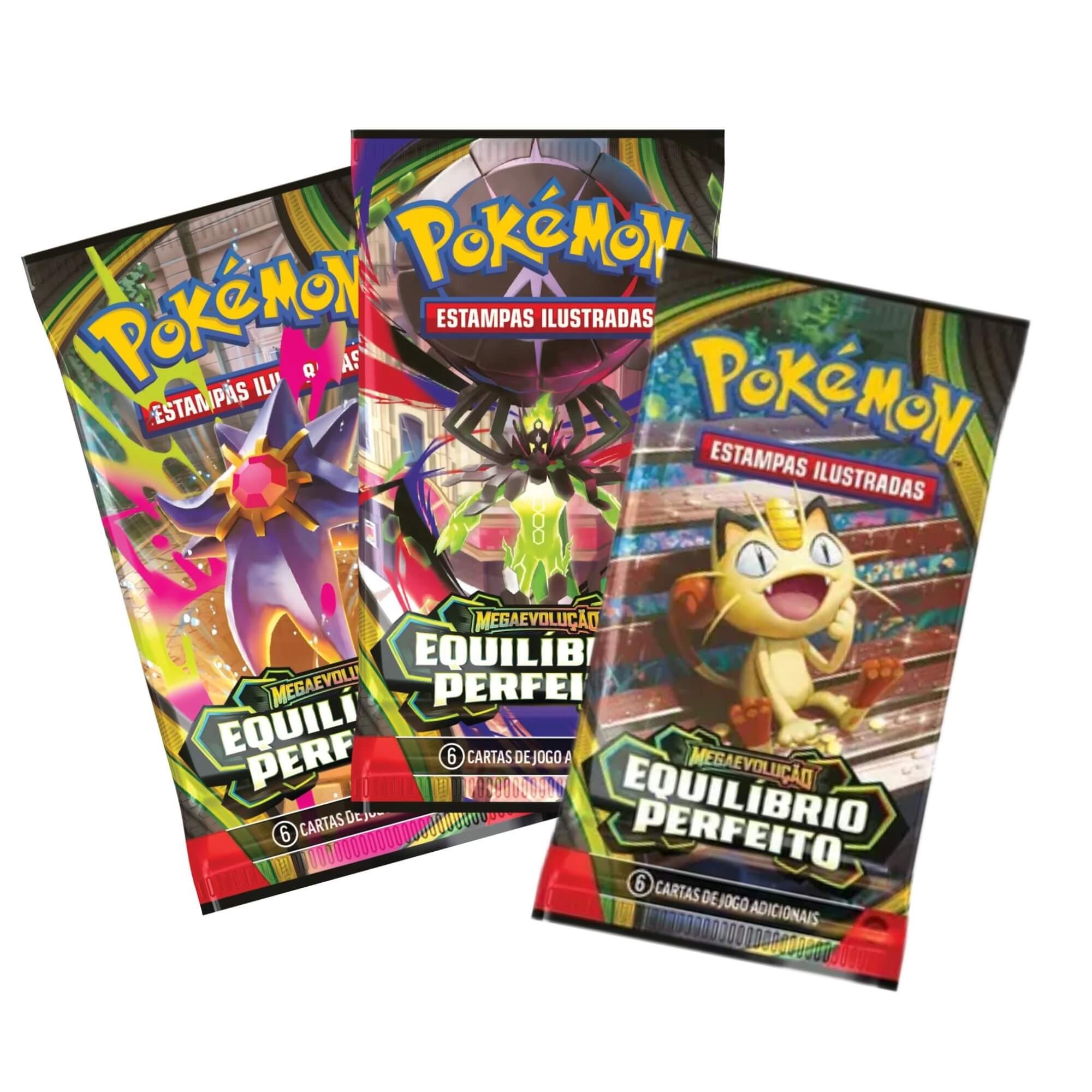 Box Pokemon Display 36 Pacotes Equílibrio Perfeito Mega Evolução 3.0 Copag - 36854
