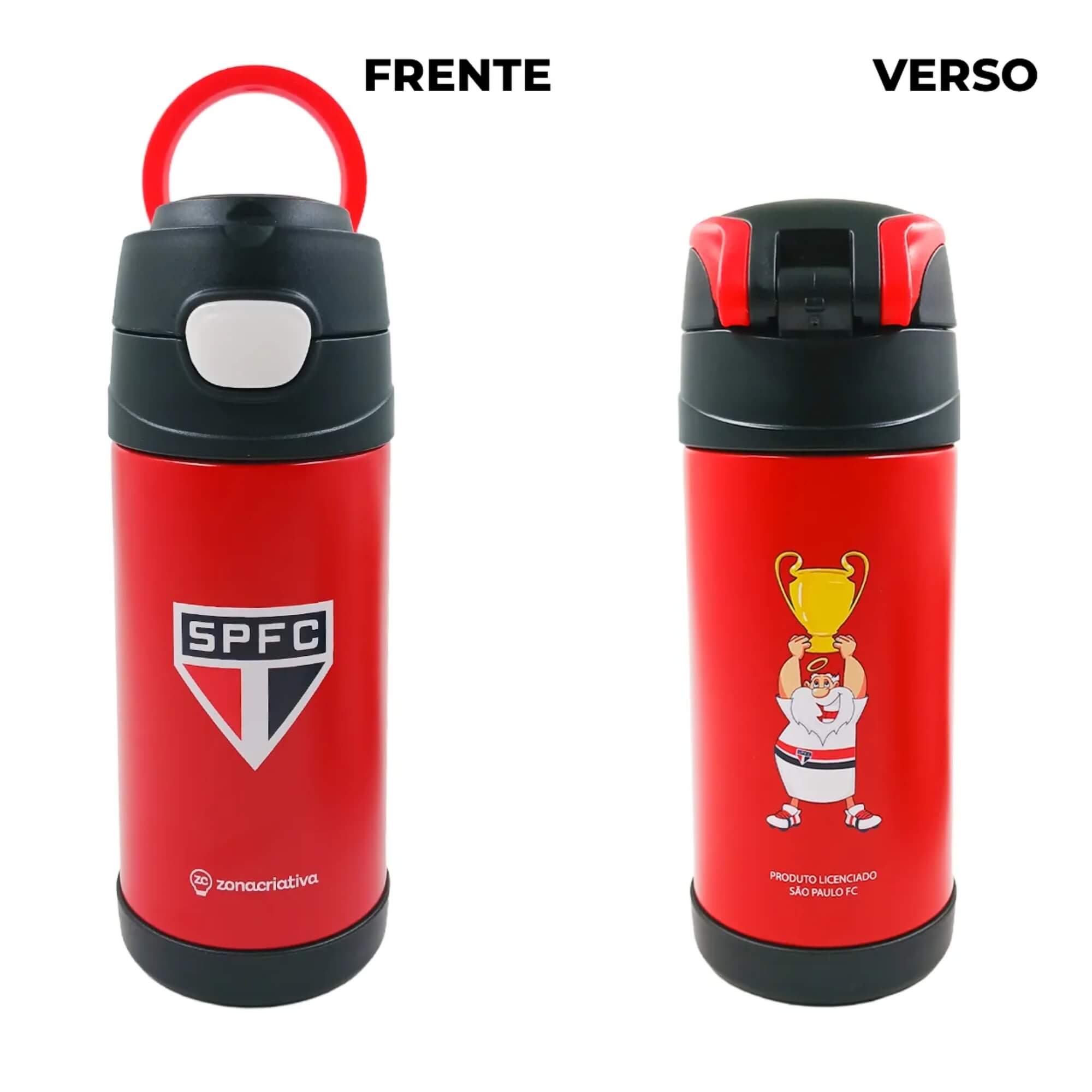 Garrafa Térmica Infantil Top Handle São Paulo 350ml Zona Criativa - 10073817